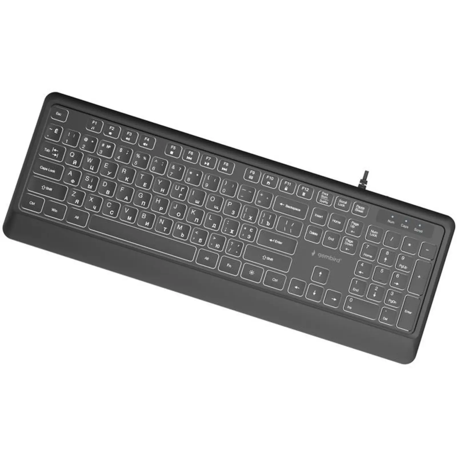 Клавіатура Gembird KB-UML-04-CYRL Black UA