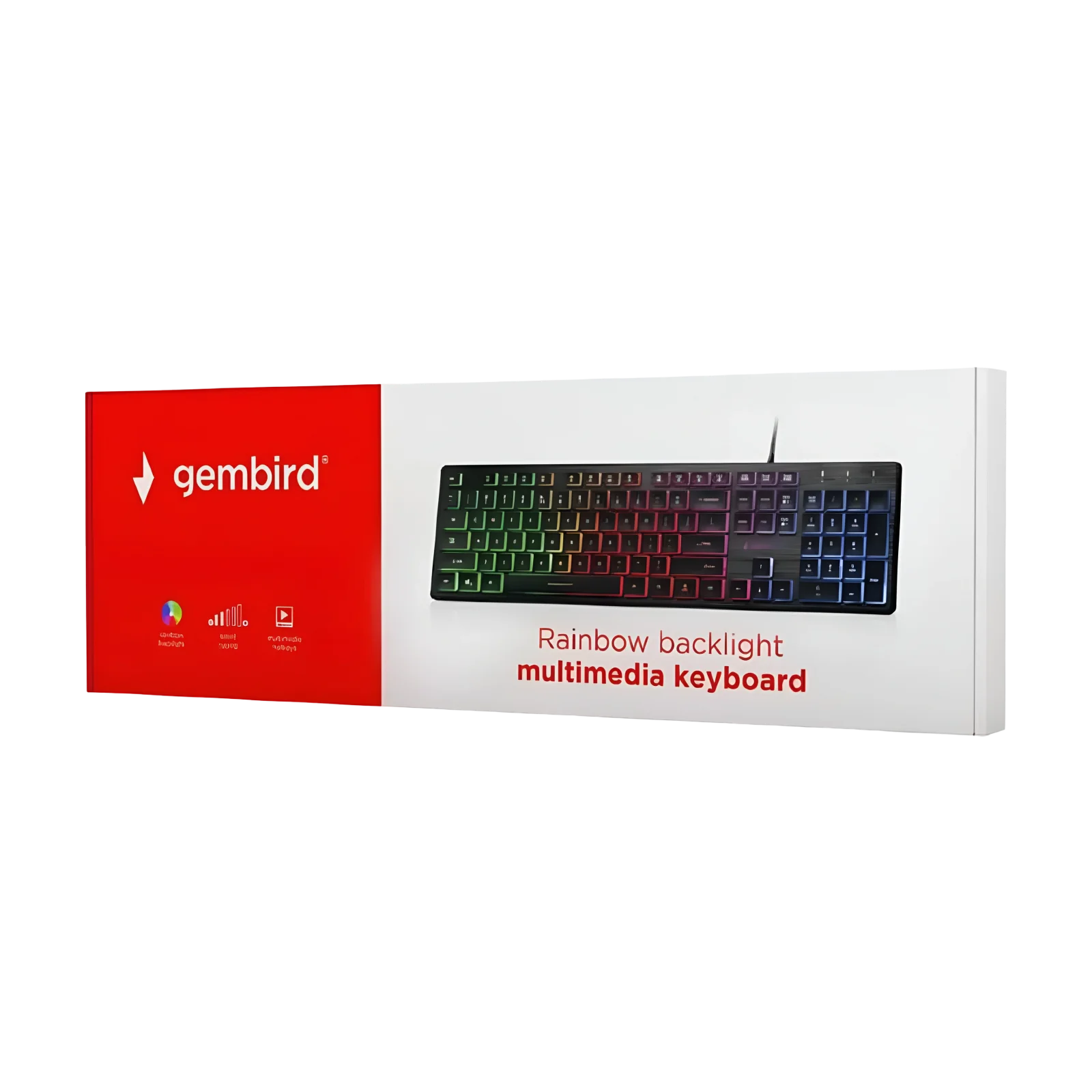 Клавиатура Gembird KB-UML-01-UA Black UA