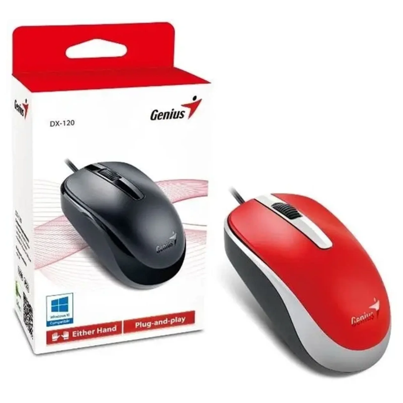 Миша Genius DX-120 USB-A Red (31010105104) UA