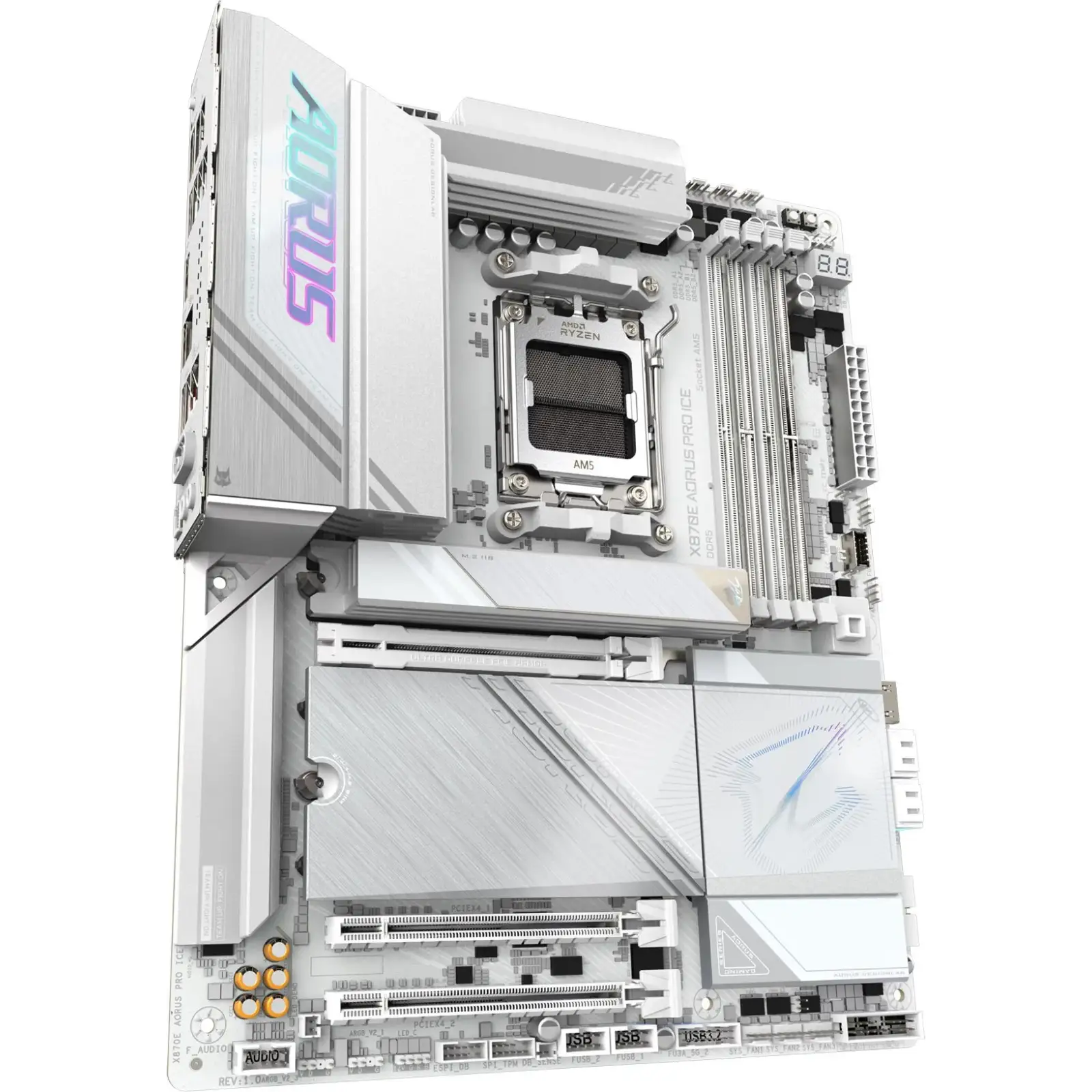Материнская плата GigaByte X870E AORUS Pro Ice s-AM5 UA