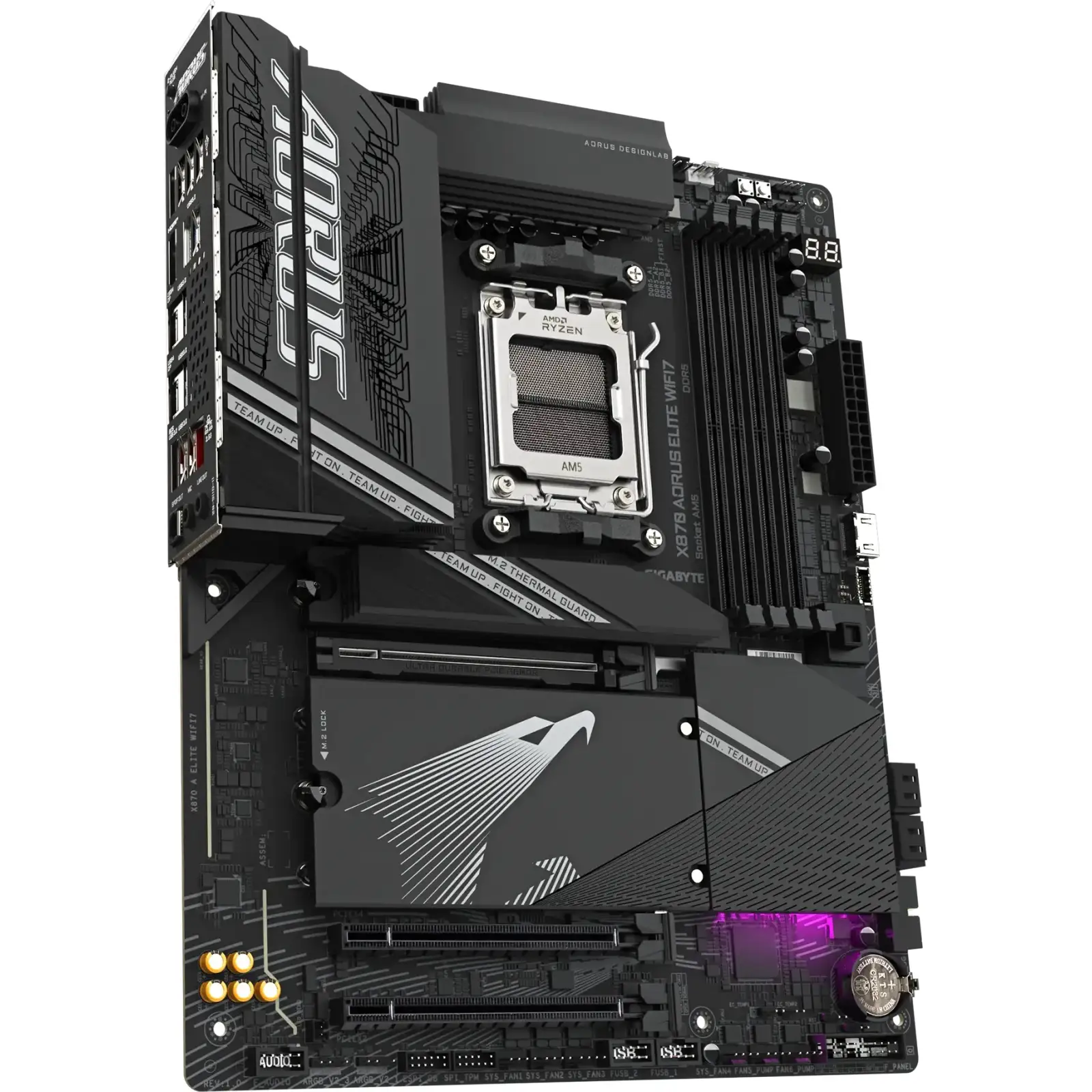 Материнська плата GigaByte X870 AORUS Elite WIFI7 s-AM5 UA