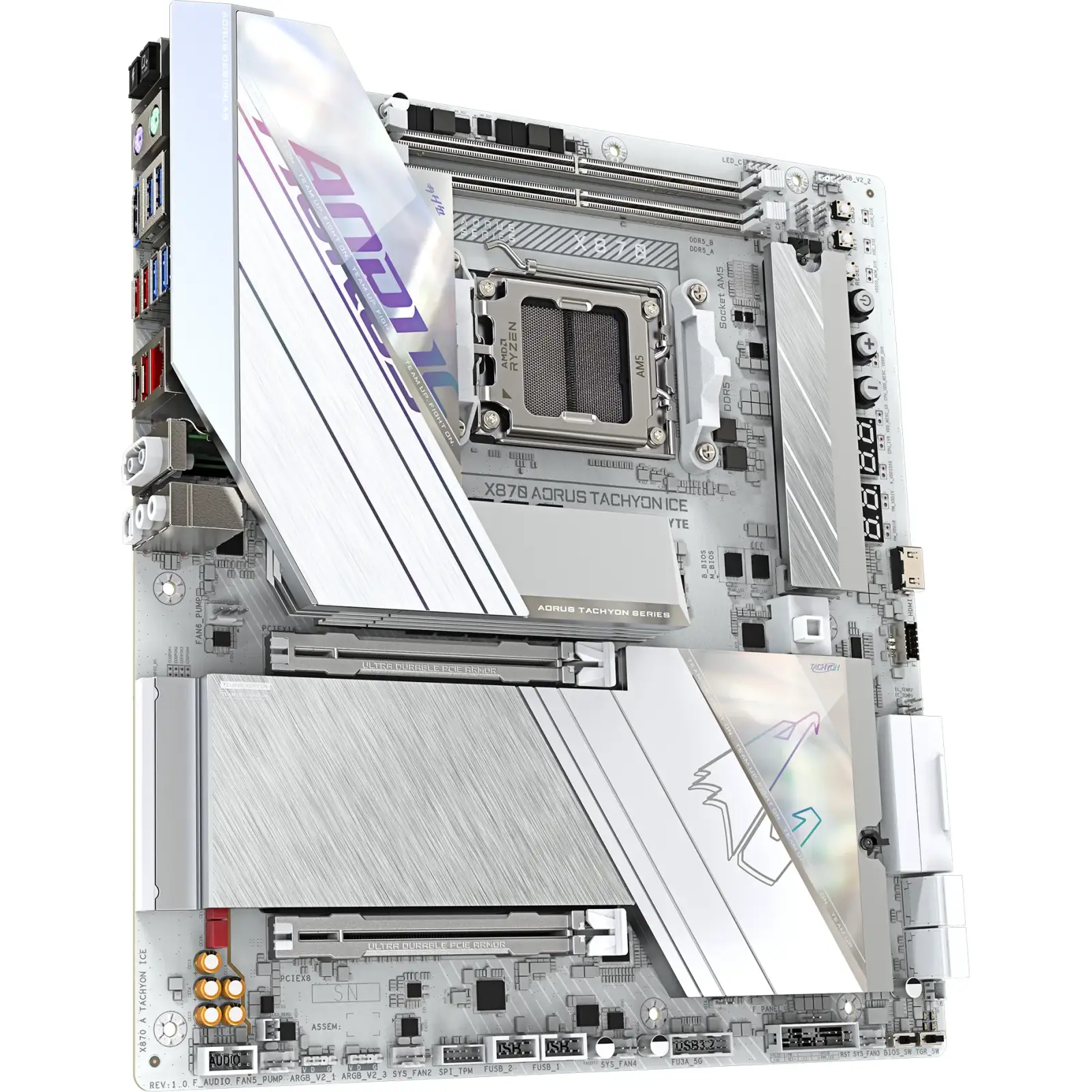 Материнська плата Gigabyte X870 Aorus Tachyon Ice s-AM5 UA