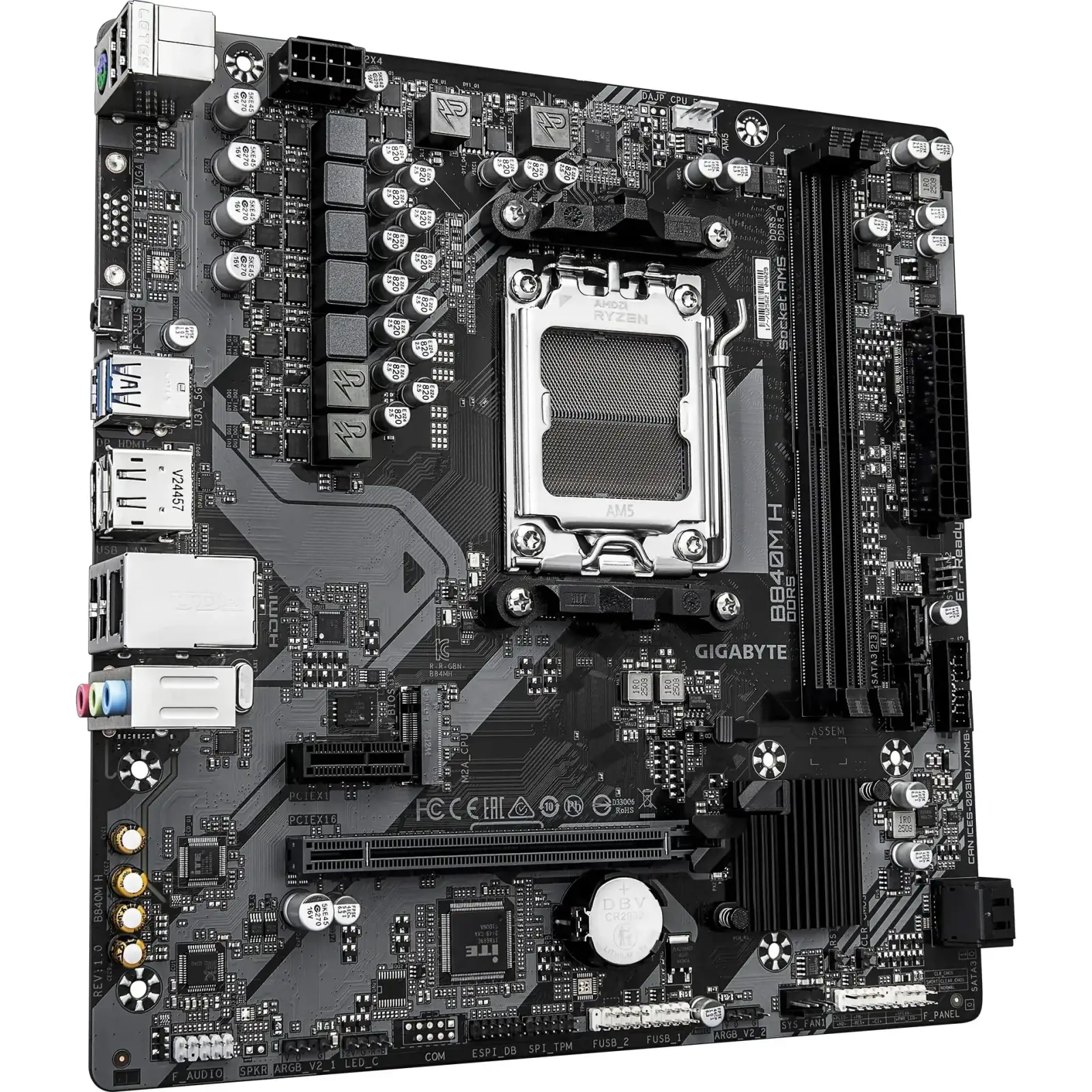 Материнская плата GigaByte B840M H s-AM5 UA