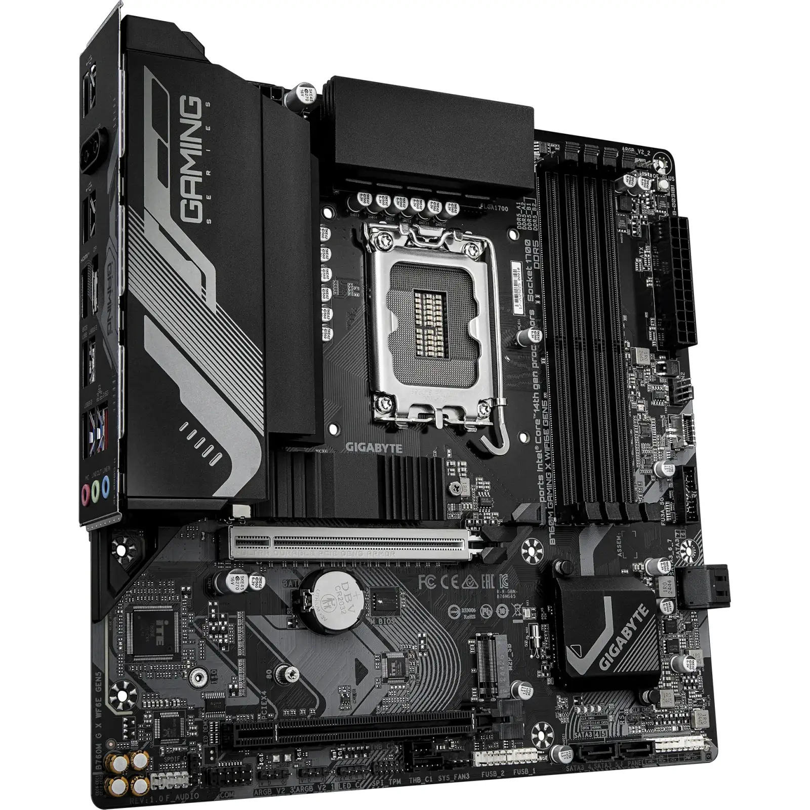 Материнская плата GigaByte B760M Gaming X WIFI6E GEN5 s-1700 UA