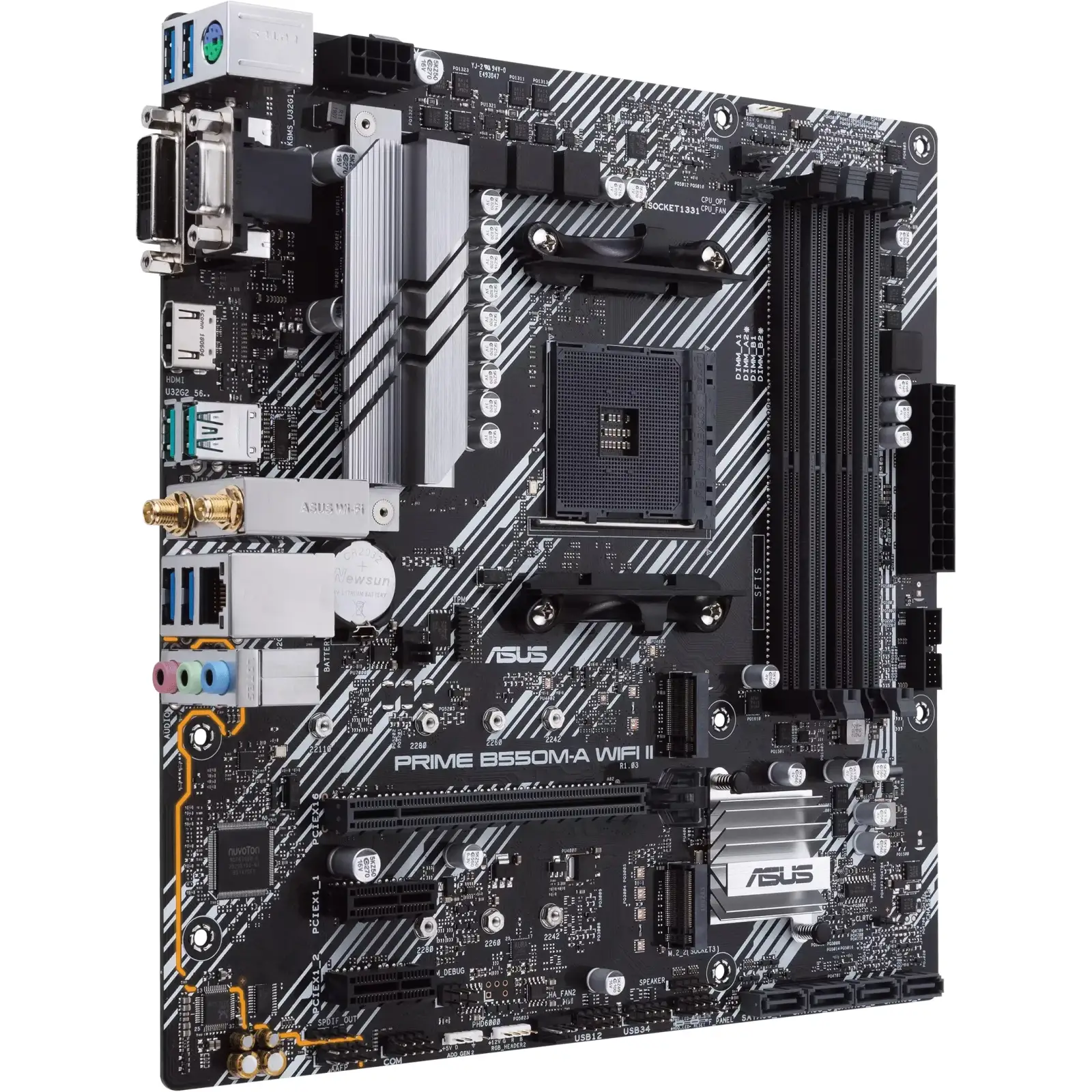 Материнская плата Asus Prime B550M-A WIFI II s-AM4 UA