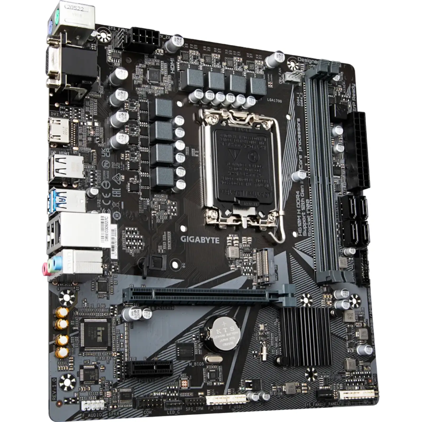 Материнская плата Gigabyte H610M H s-1700 UA