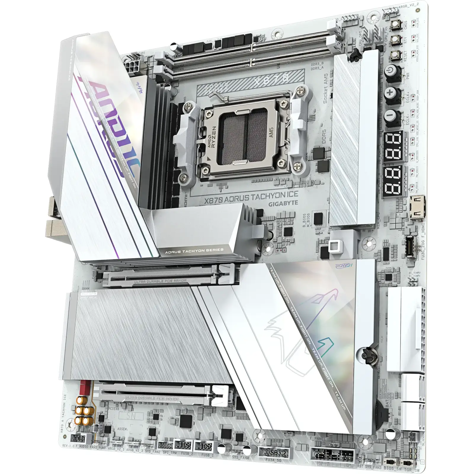 Материнська плата Gigabyte X870 Aorus Tachyon Ice s-AM5 UA