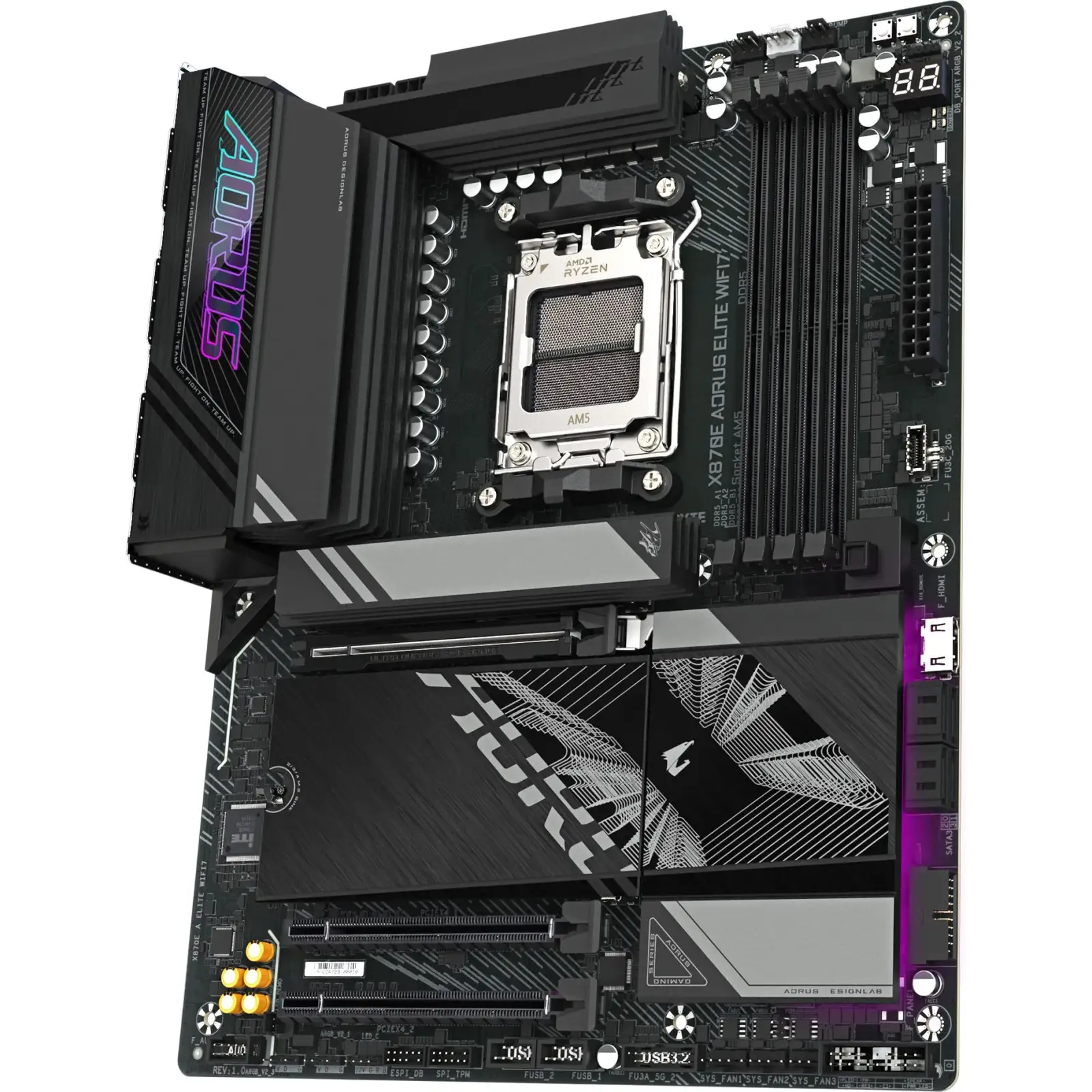 Материнська плата GigaByte X870E AORUS Elite WIFI7 s-AM5 UA