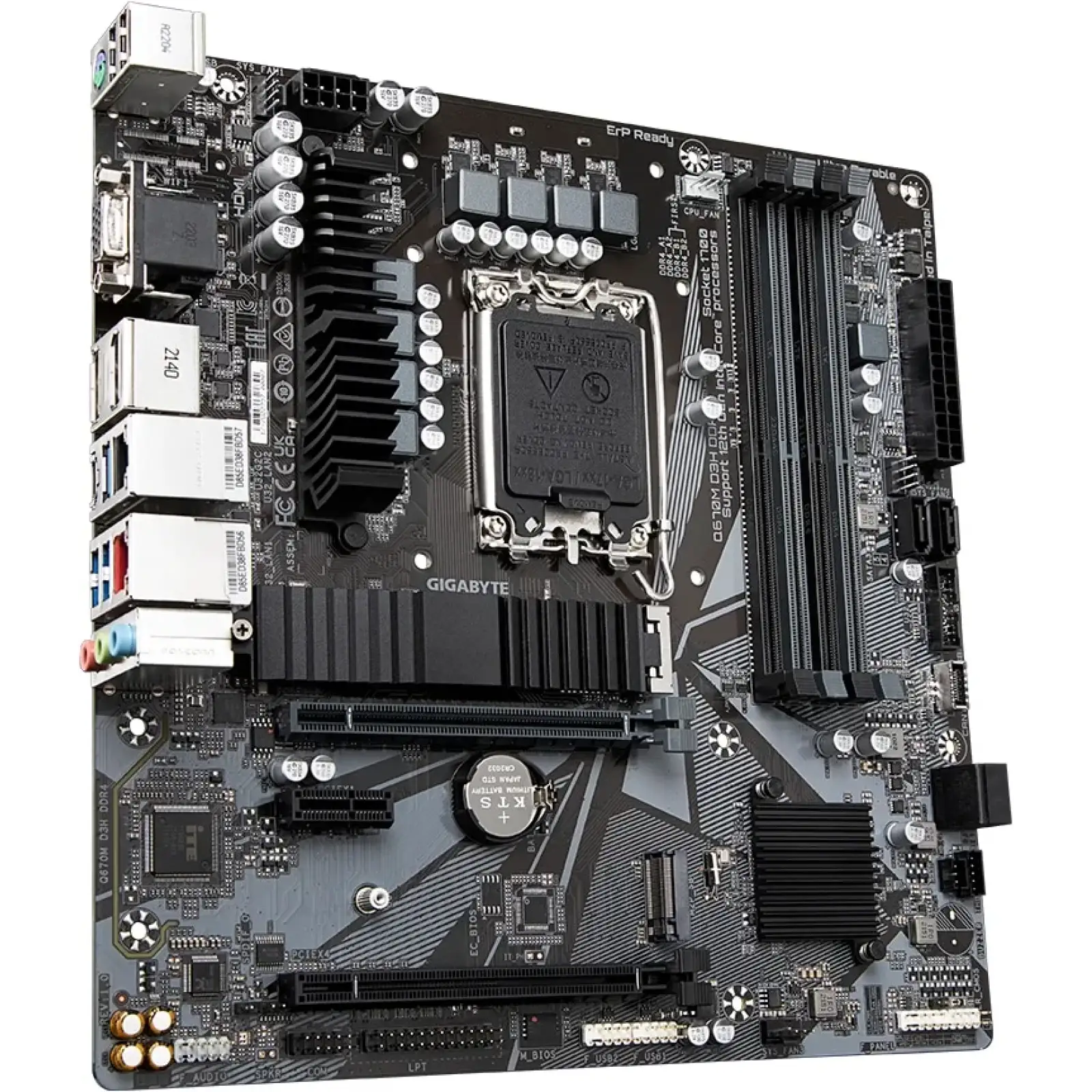 Материнська плата Gigabyte Q670M D3H DDR4 s-1700 UA