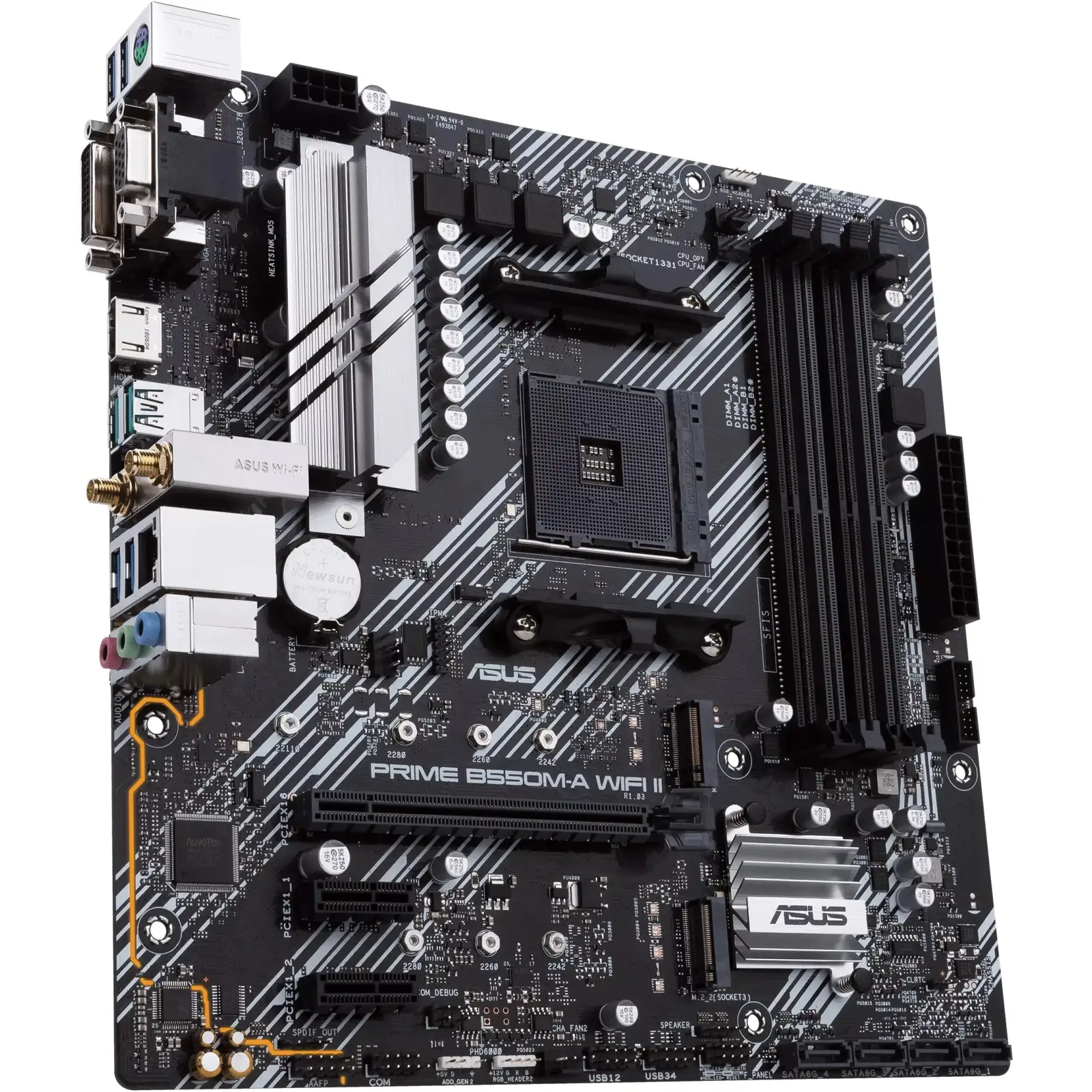 Материнская плата Asus Prime B550M-A WIFI II s-AM4 UA