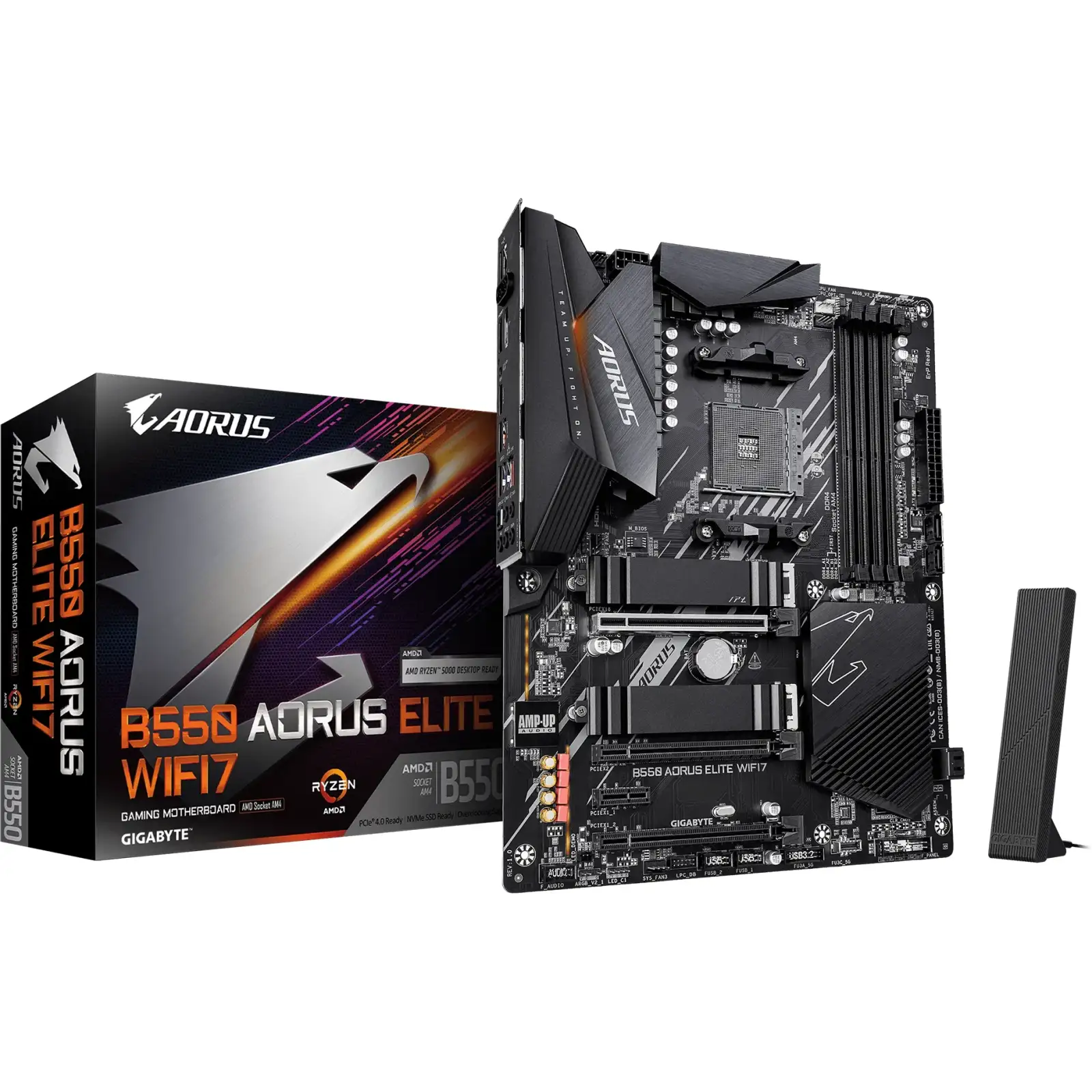 Материнская плата Gigabyte B550 AORUS Elite WIFI7 s-AM4 UA