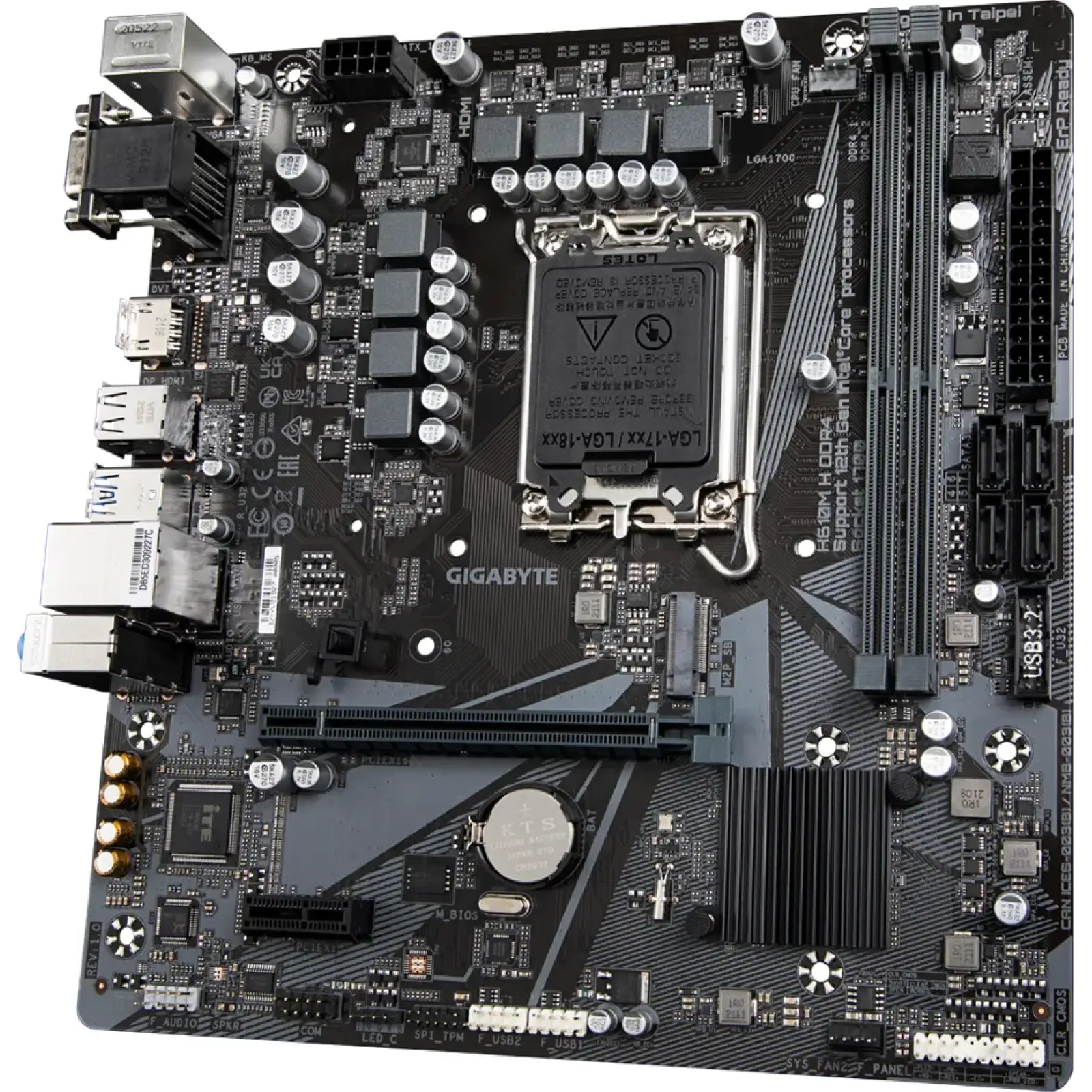 Материнская плата Gigabyte H610M H s-1700 UA