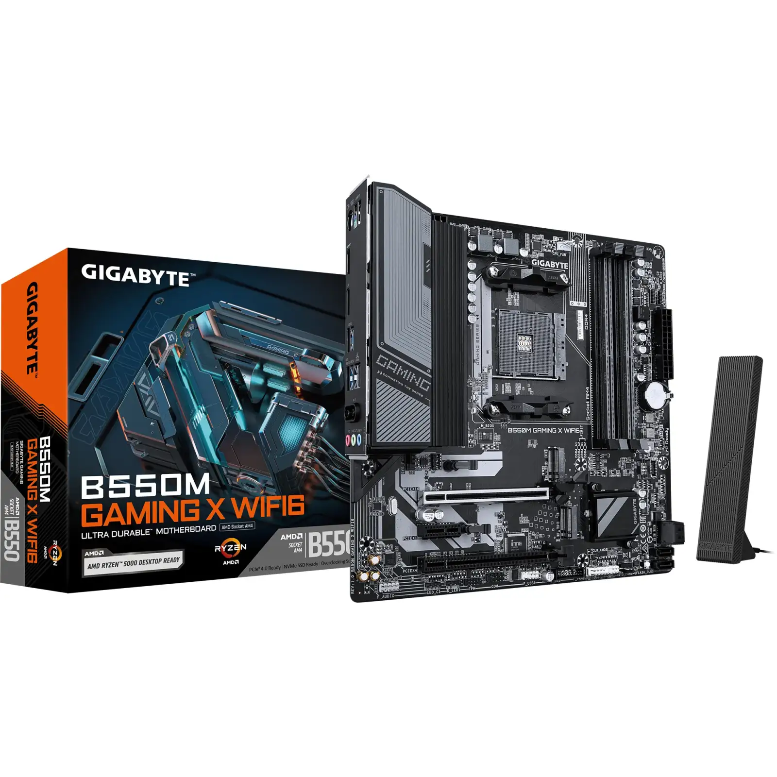 Материнська плата GigaByte B550M Gaming X WIFI6 s-AM4 UA