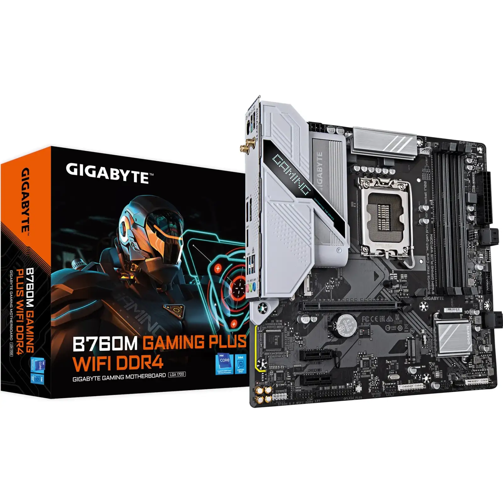 Материнська плата Gigabyte B760M Gaming Plus WIFI DDR4 s-1700 UA