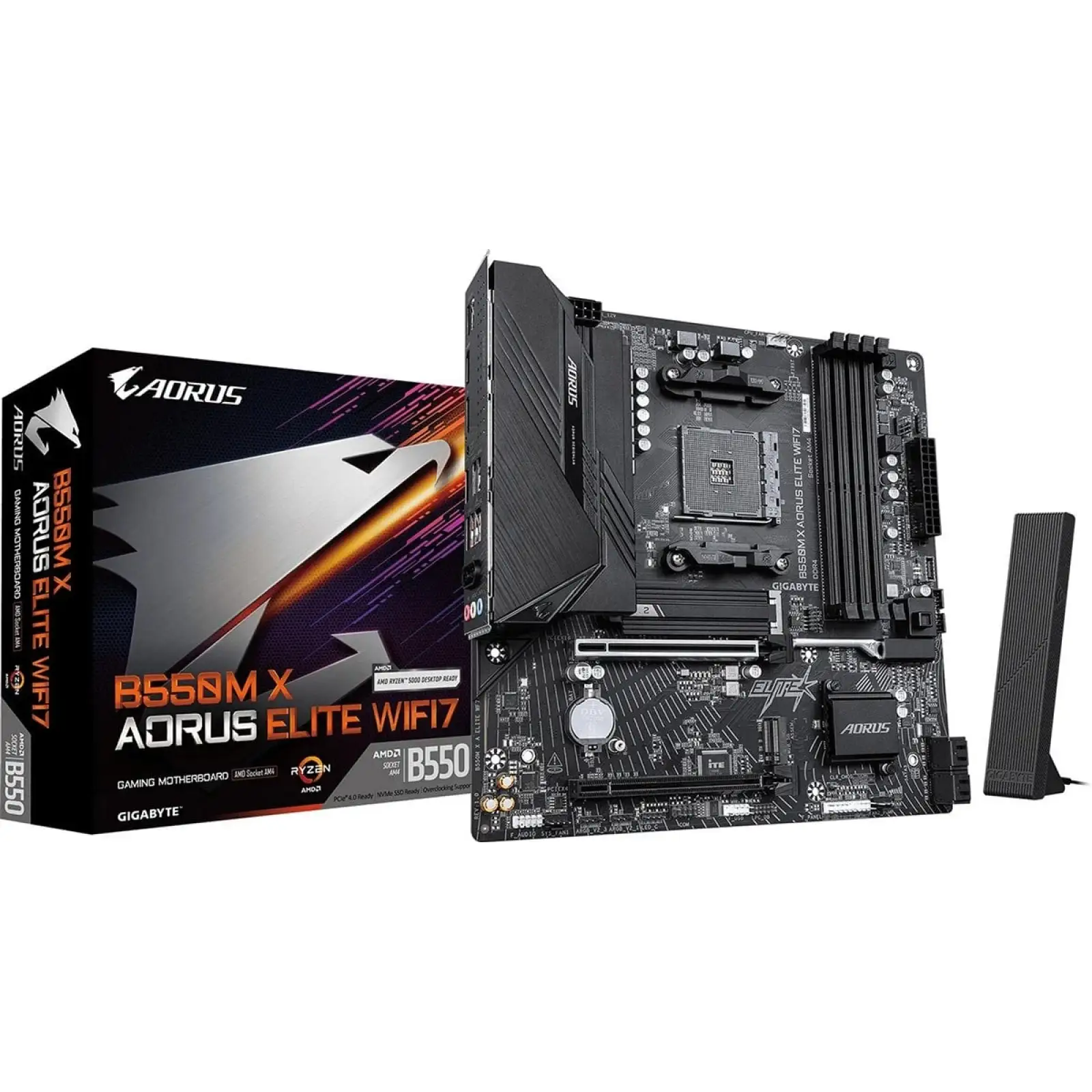 Материнская плата Gigabyte B550M X AORUS ELITE WIFI7 s-AM4 UA