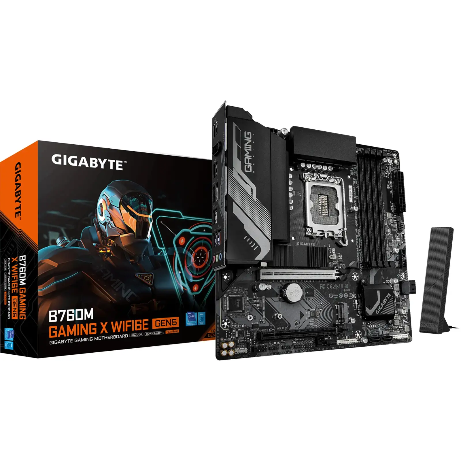Материнская плата GigaByte B760M Gaming X WIFI6E GEN5 s-1700 UA