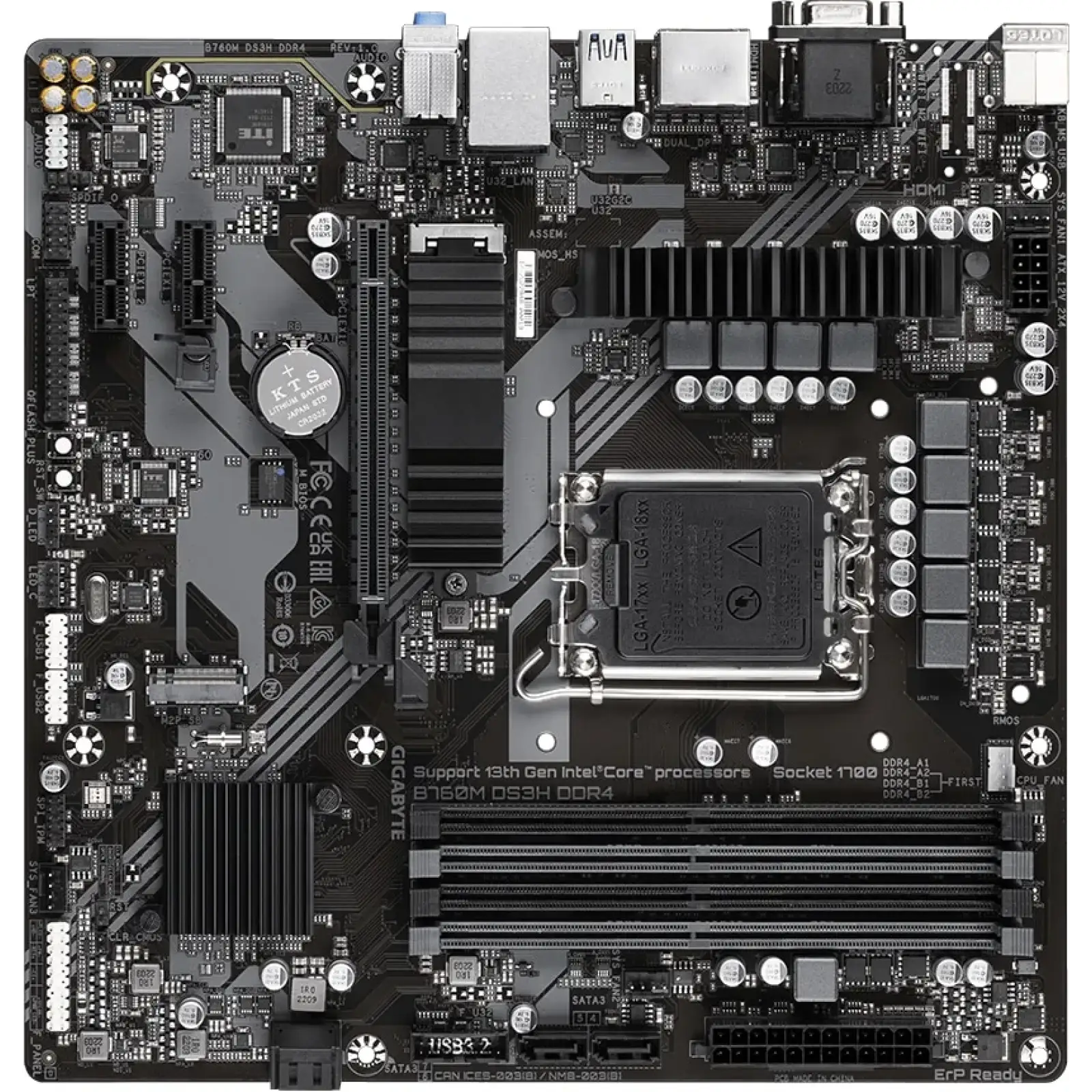 Материнская плата Gigabyte B760M DS3H DDR4 s-1700 UA