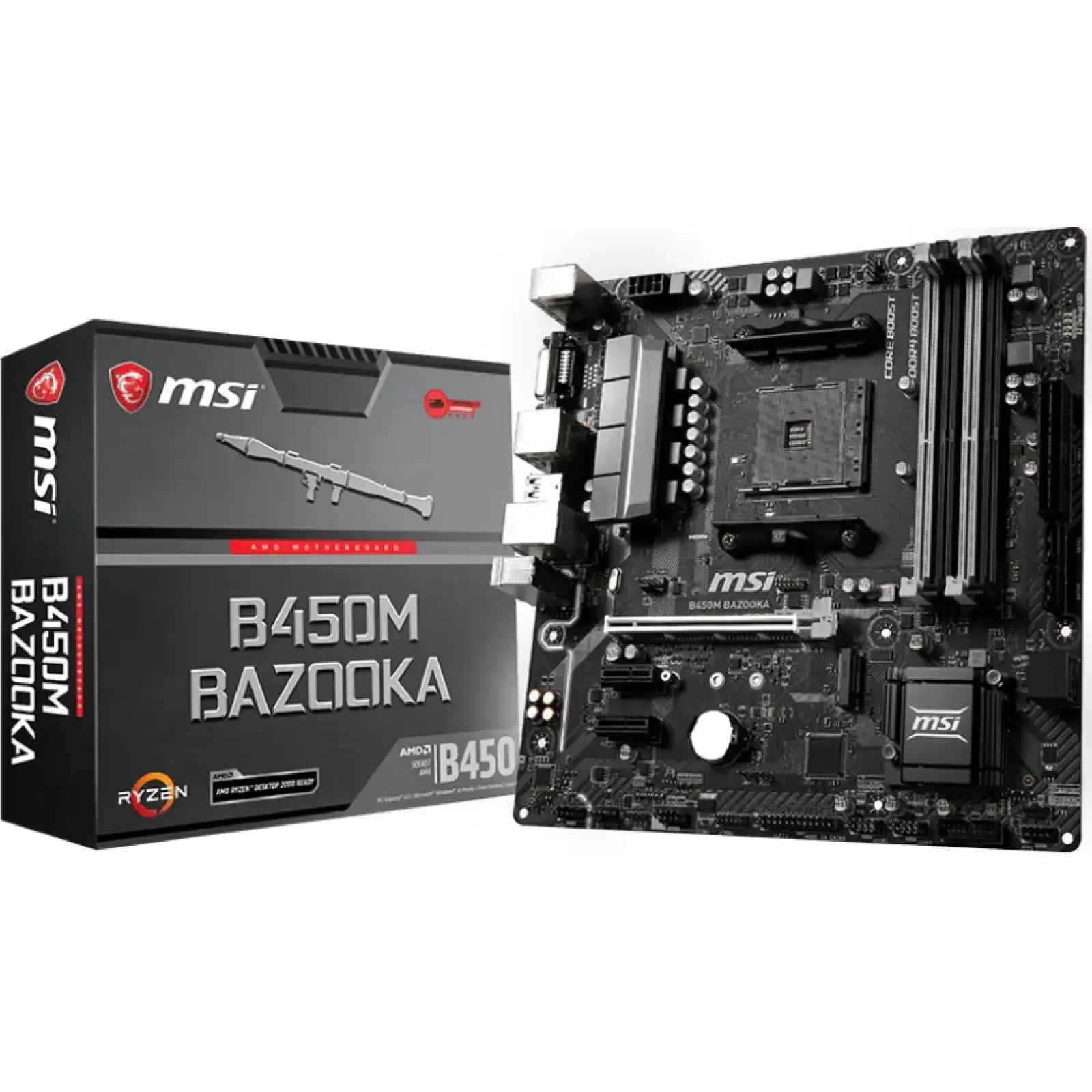 Материнська плата MSI B450M Bazooka s-AM4