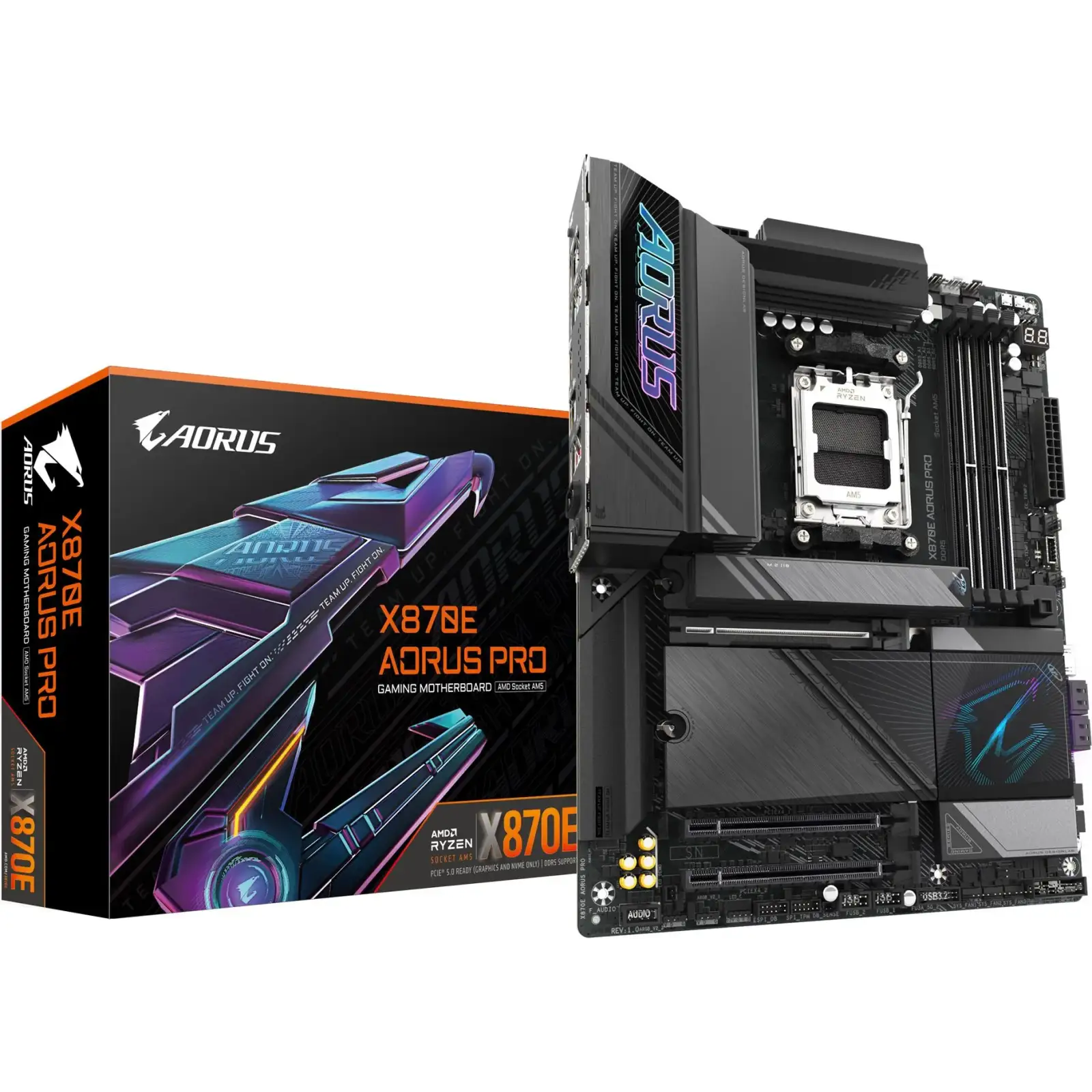 Материнская плата GigaByte X870E AORUS Pro s-AM5 UA