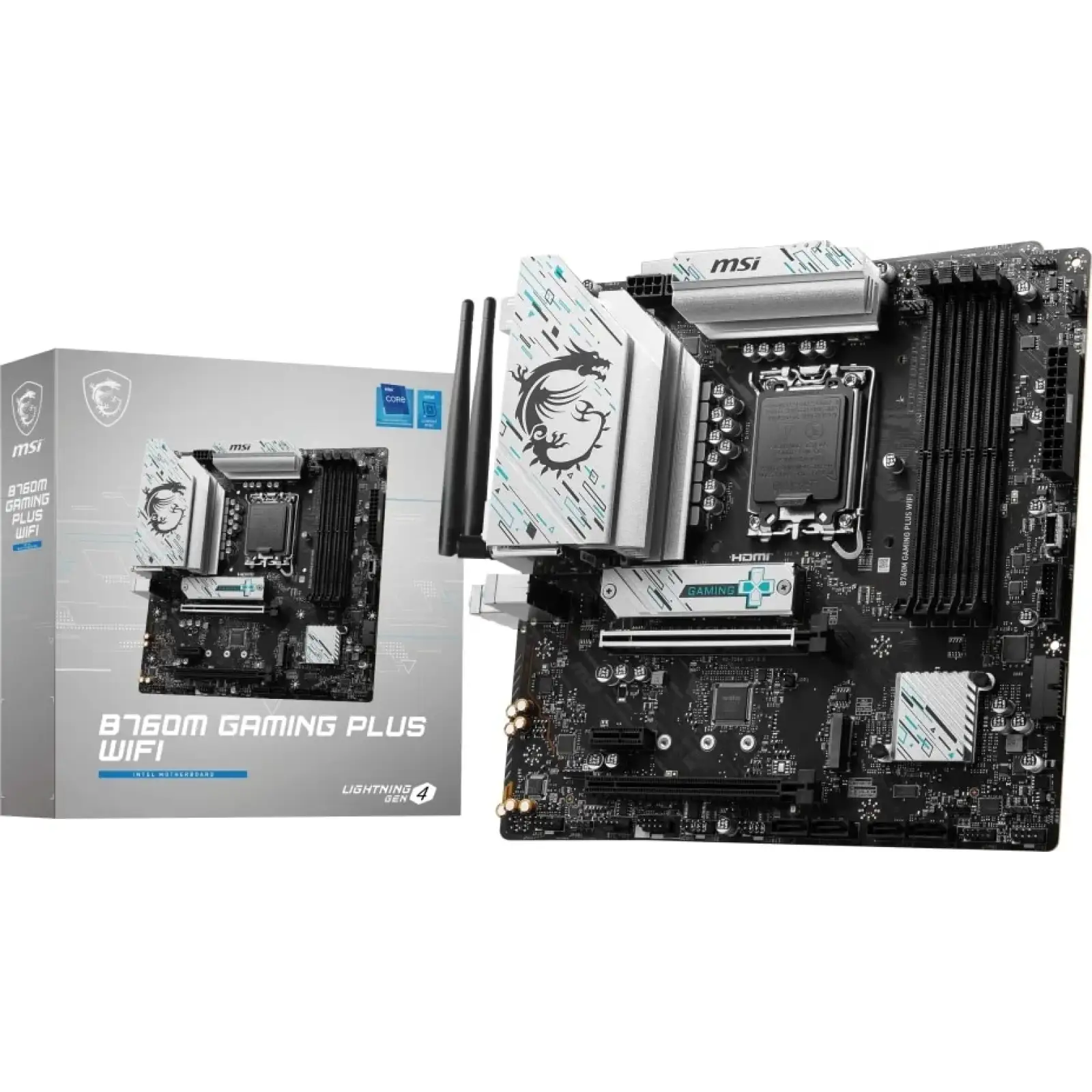 Материнская плата MSI B760M Gaming Plus WiFi s-1700 UA