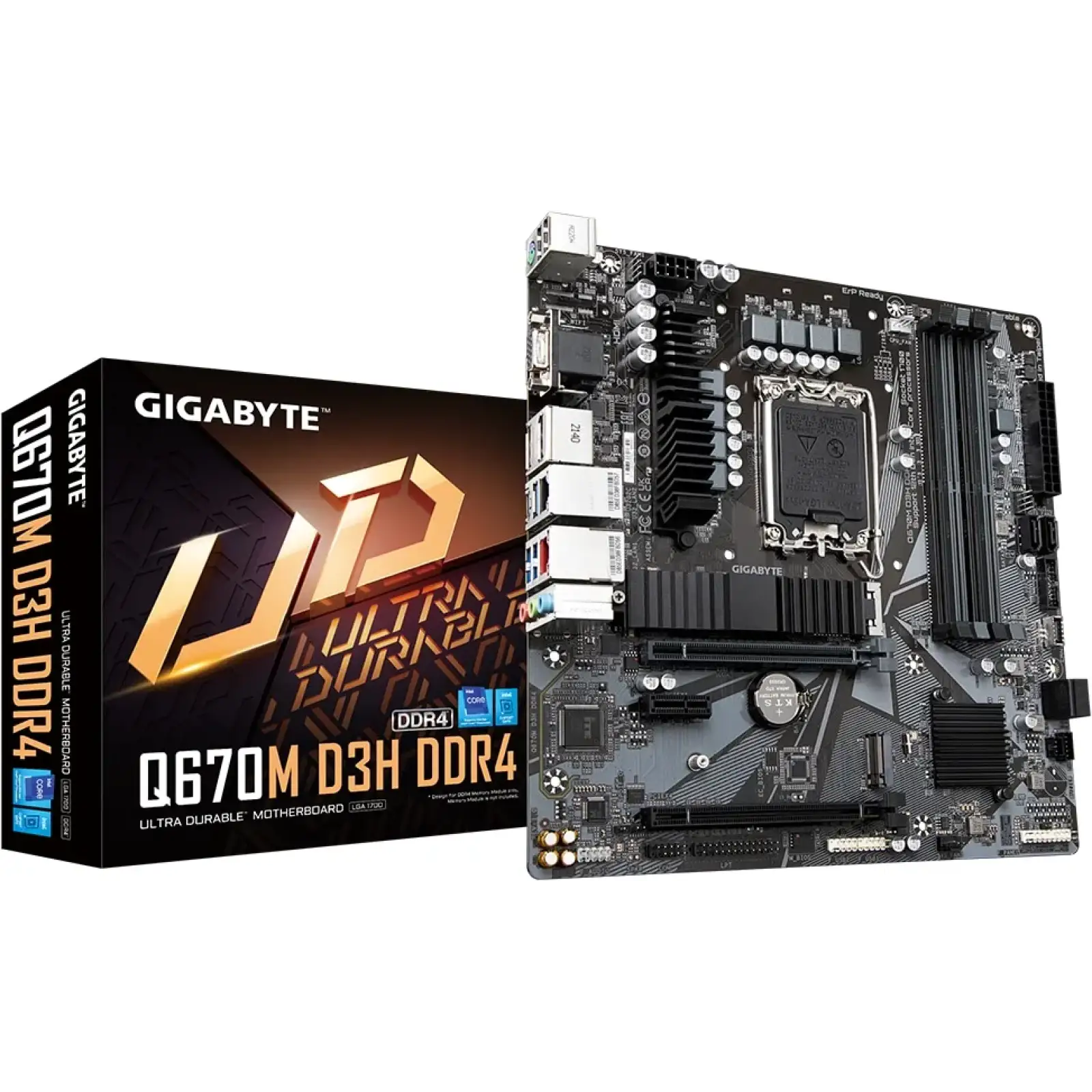 Материнська плата Gigabyte Q670M D3H DDR4 s-1700 UA