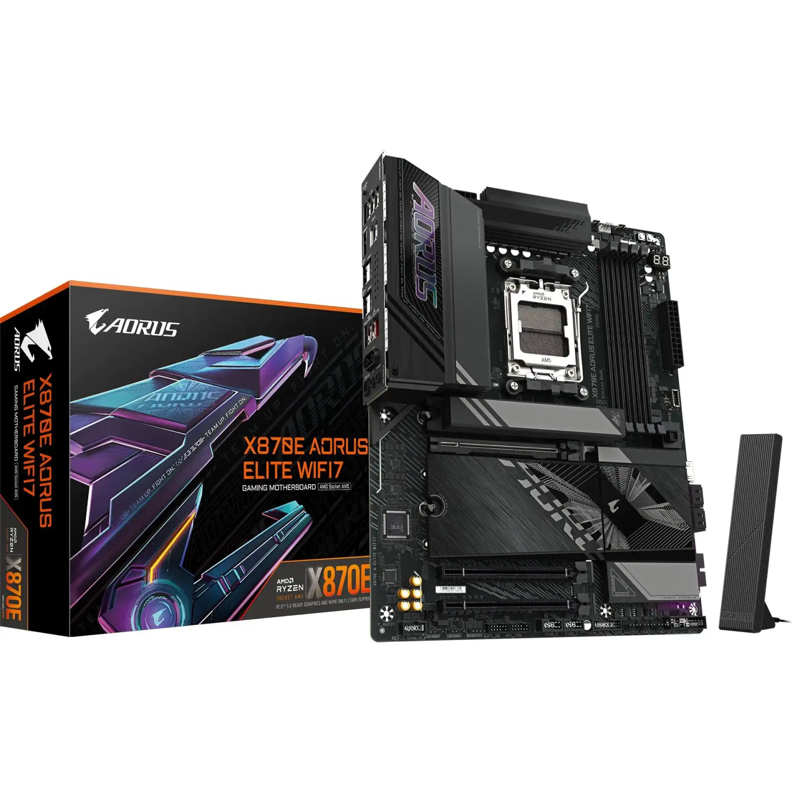 Материнська плата GigaByte X870E AORUS Elite WIFI7 s-AM5 UA
