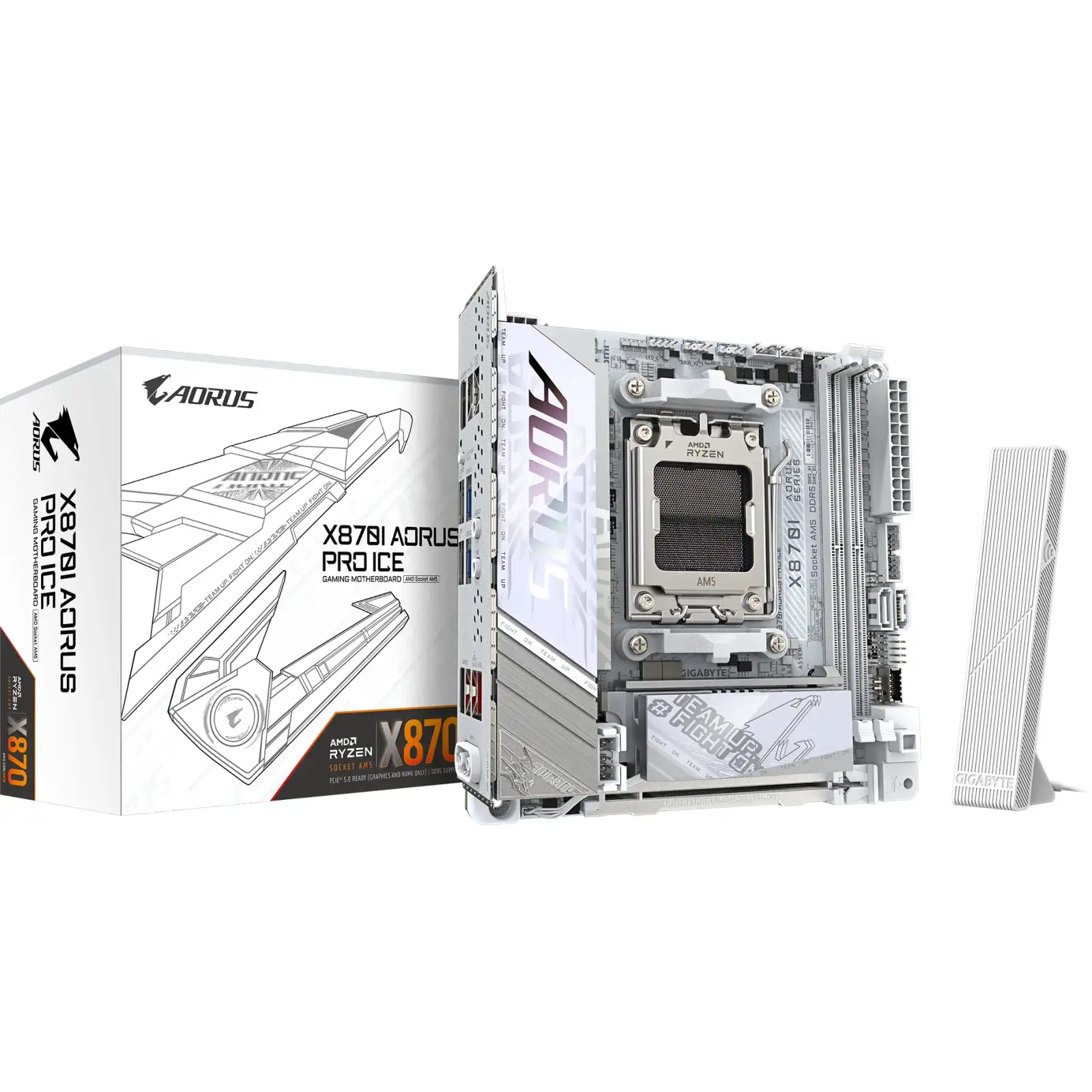 Материнская плата GigaByte X870I AORUS Pro Ice s-AM5 UA