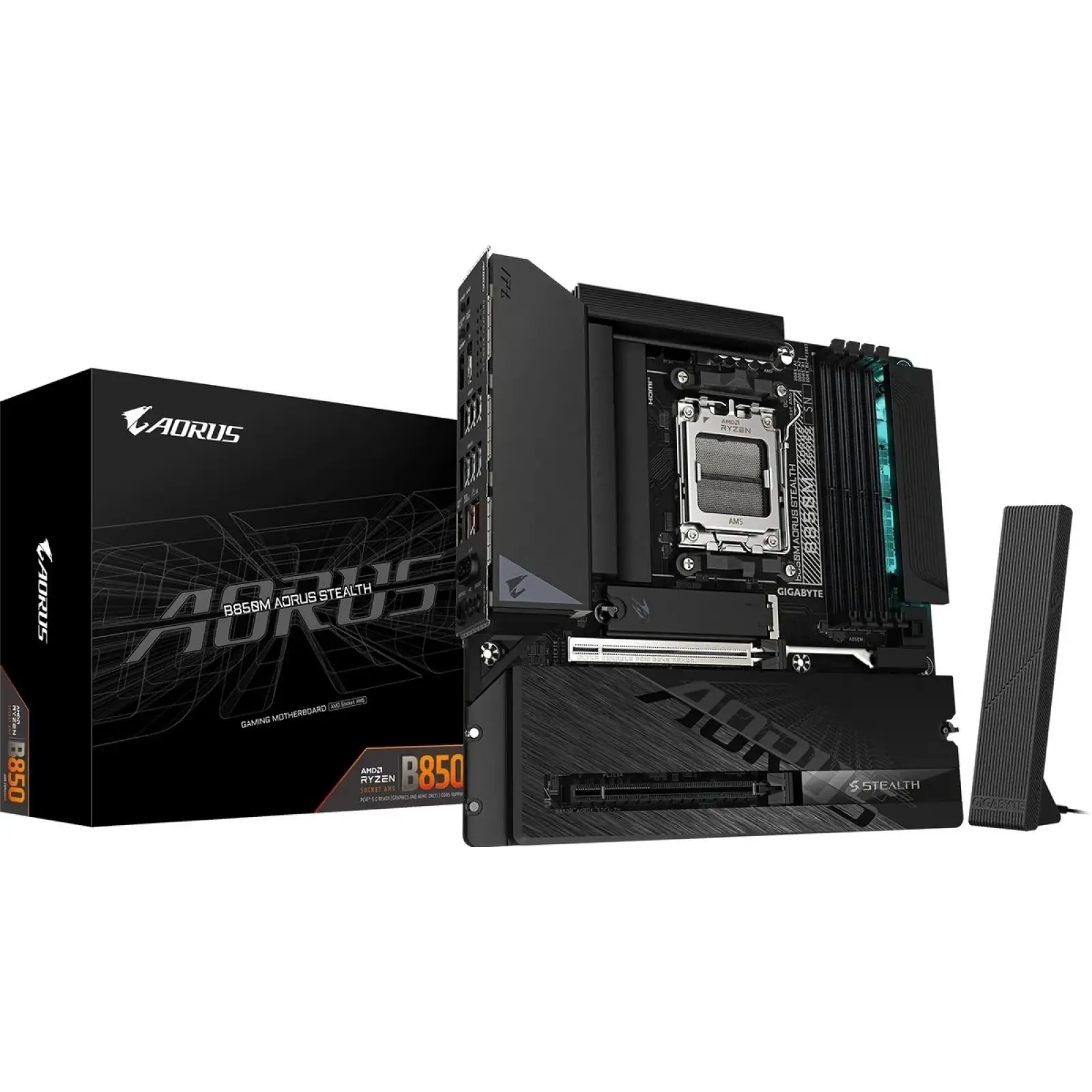 Материнська плата Gigabyte B850M AORUS STEALTH s-AM5 UA