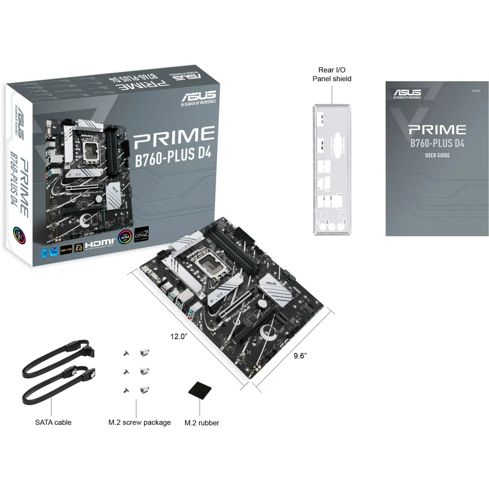 Материнская плата Asus Prime B760-PLUS D4 s-1700 UA