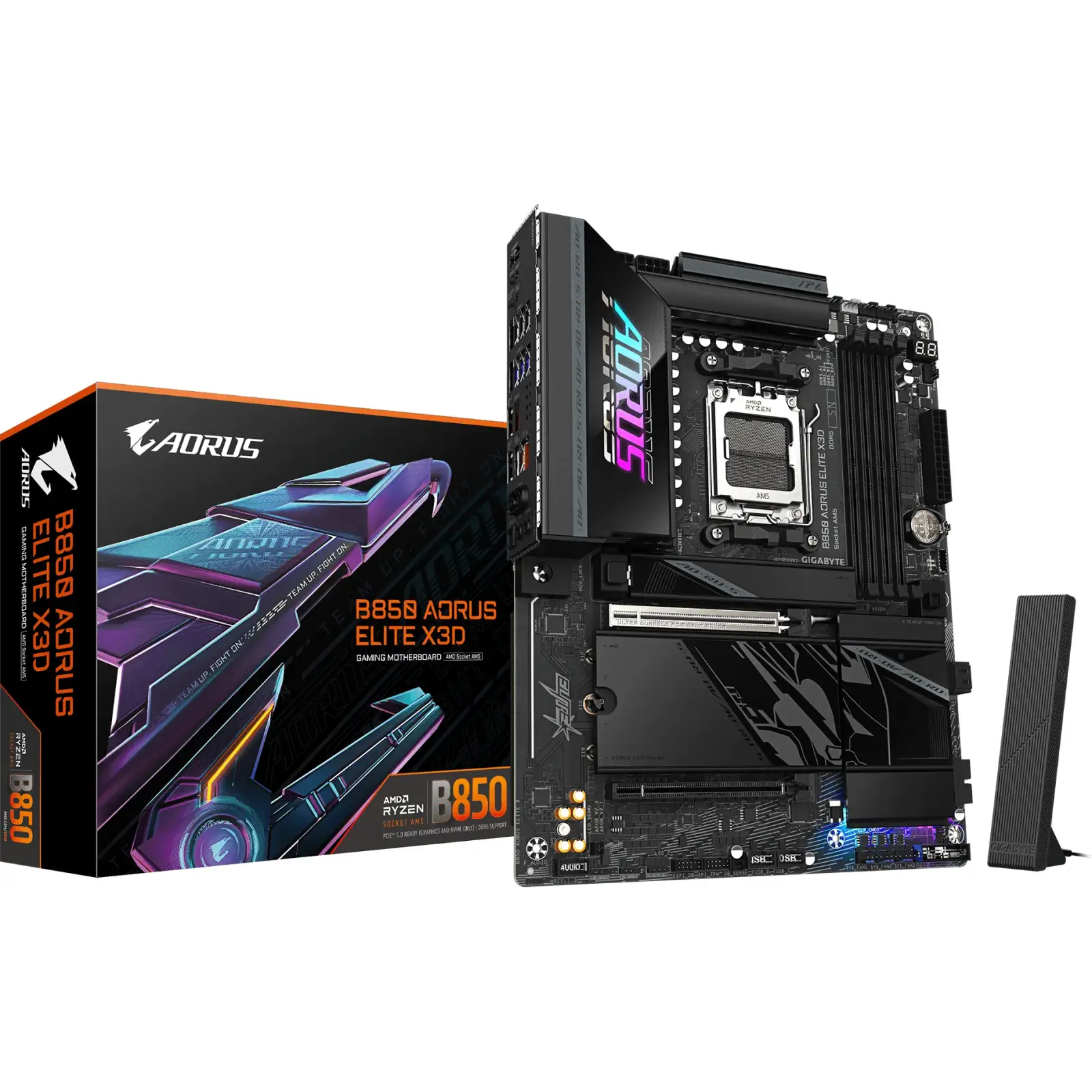 Материнська плата Gigabyte B850 Aorus Elite X3D s-AM5 UA