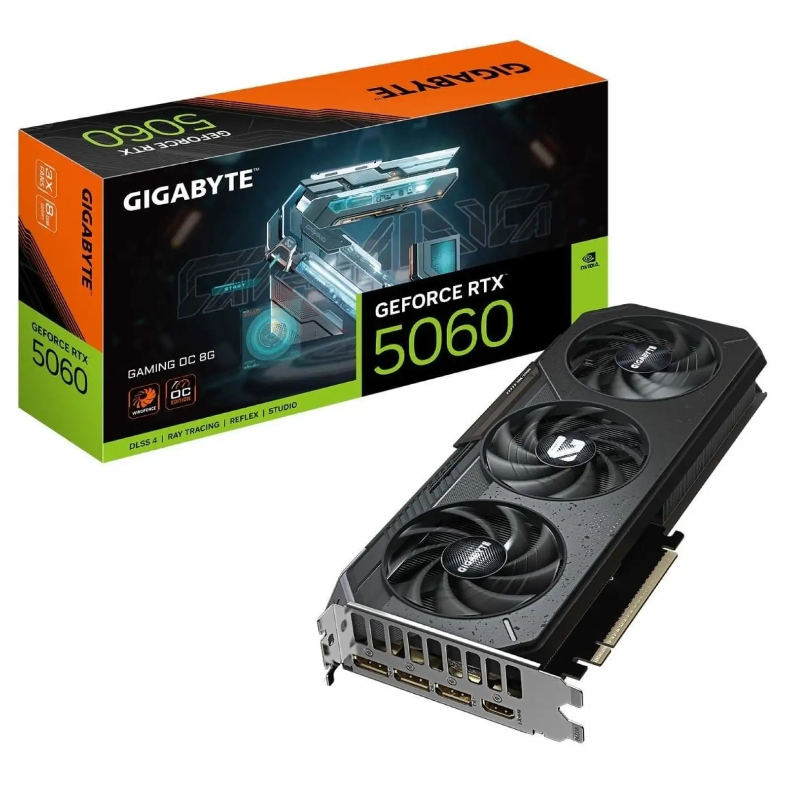 Відеокарта Gigabyte GeForce RTX 5060 8GB GDDR7 Gaming OC V2 (GV-N5060GAMING OCV2-8GD) UA