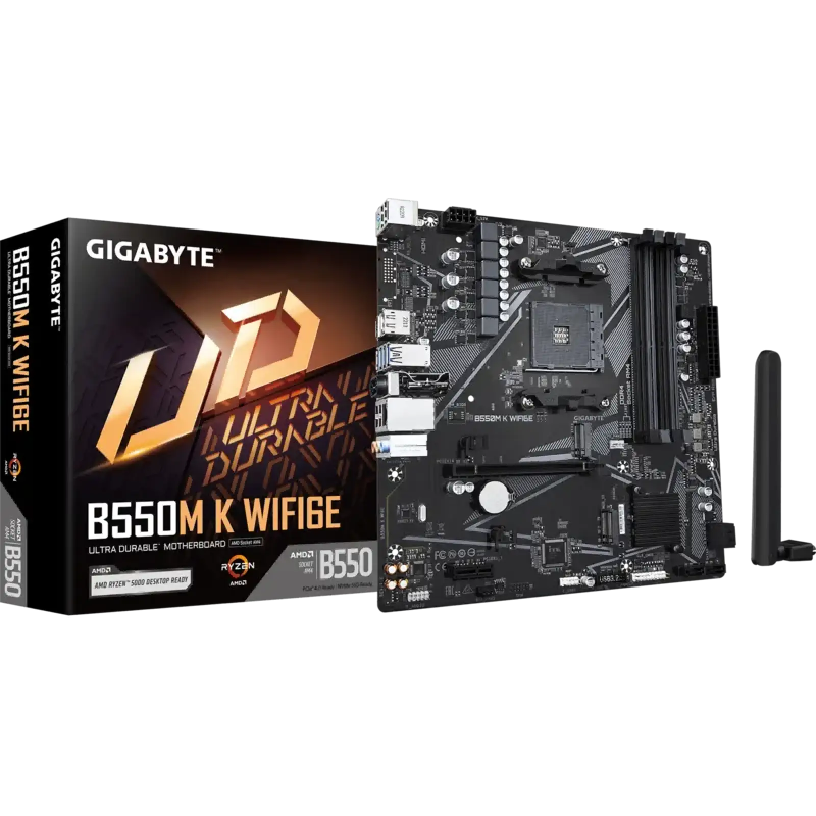 Материнская плата GigaByte B550 B550M K WIFI6E UA