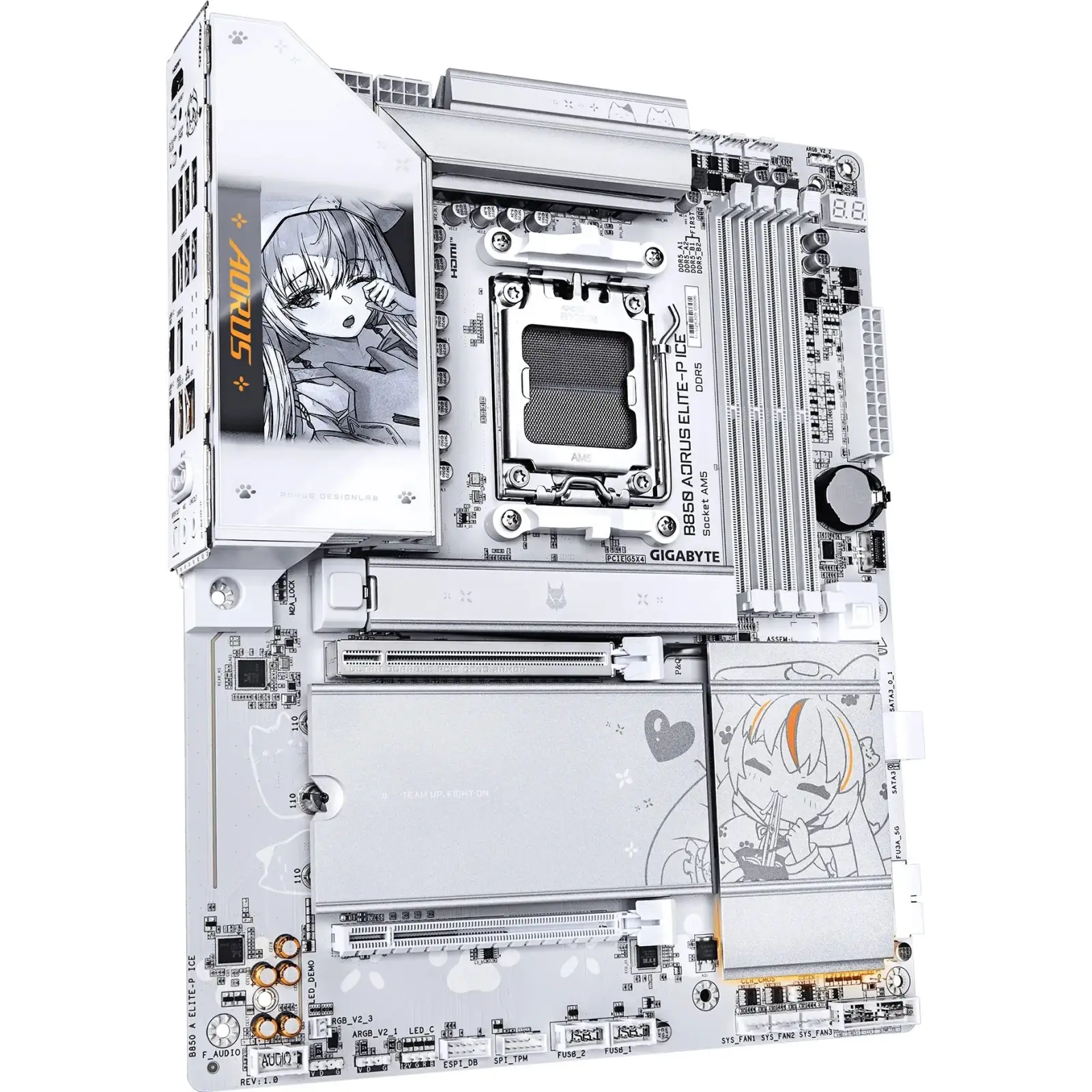 Материнская плата Gigabyte B850 AORUS ELITE-P ICE UA