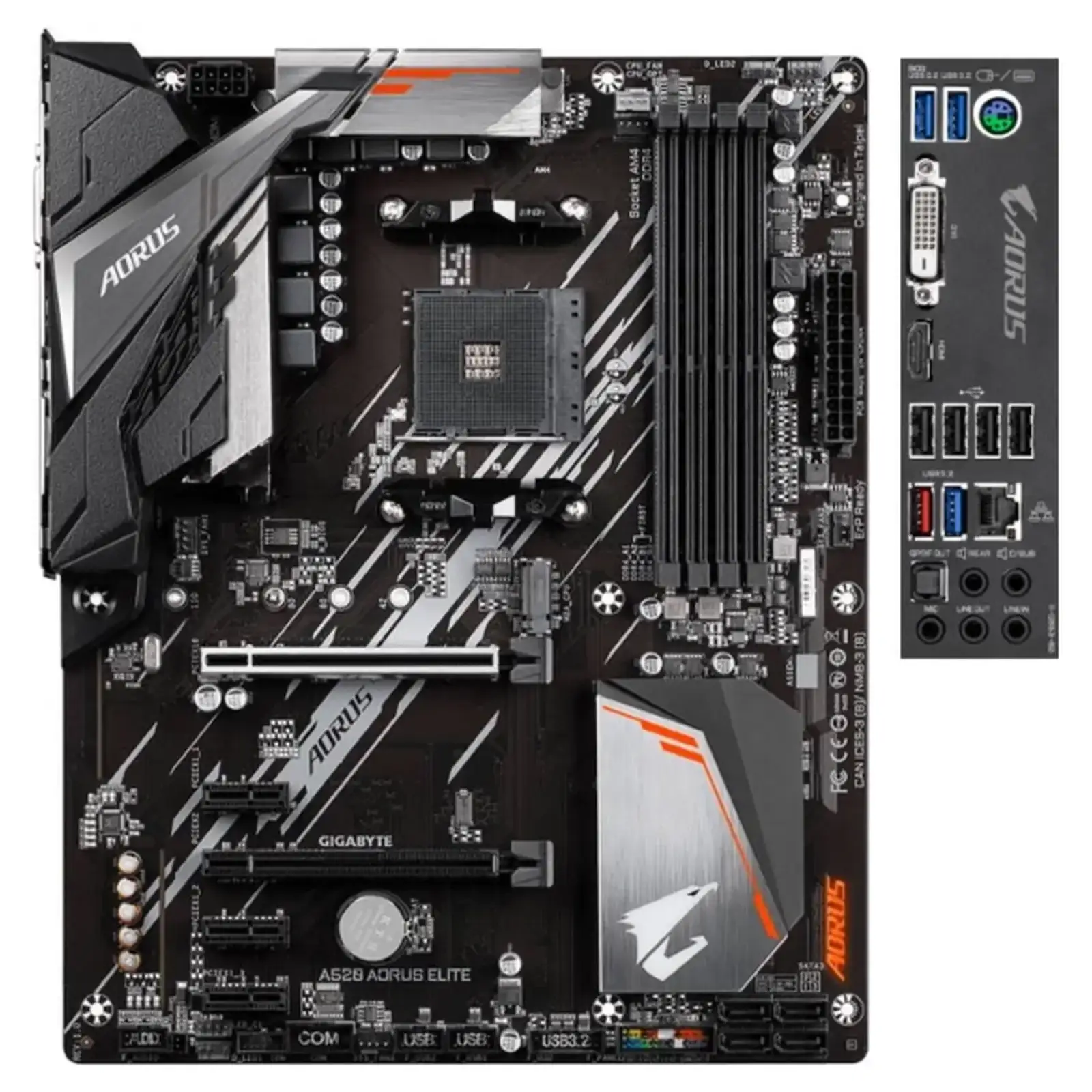 Материнська плата Gigabyte A520 Aorus Elite (9MA52AELT-00-G12)