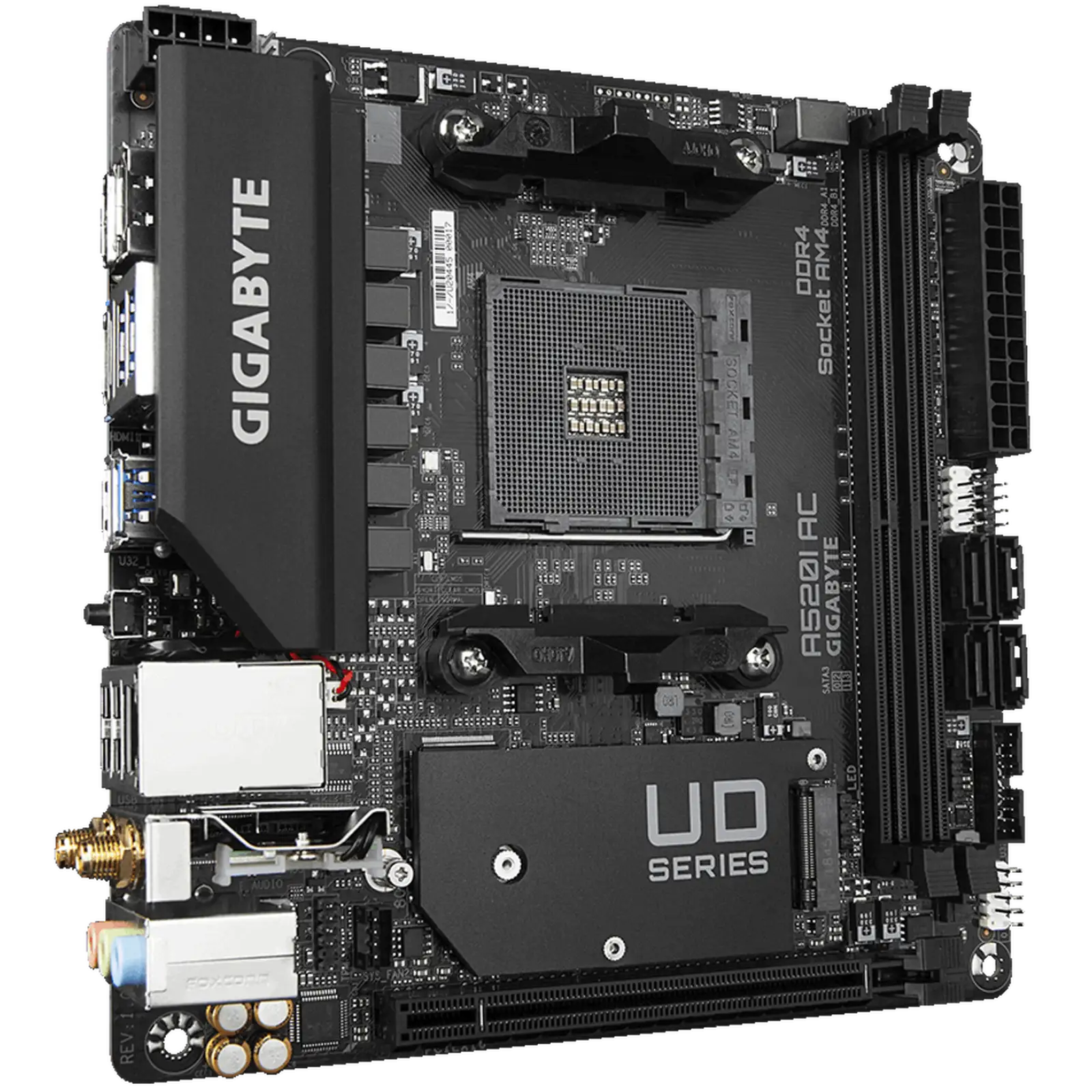 Материнська плата Gigabyte A520I AC (9MA52IAC-00-G14)