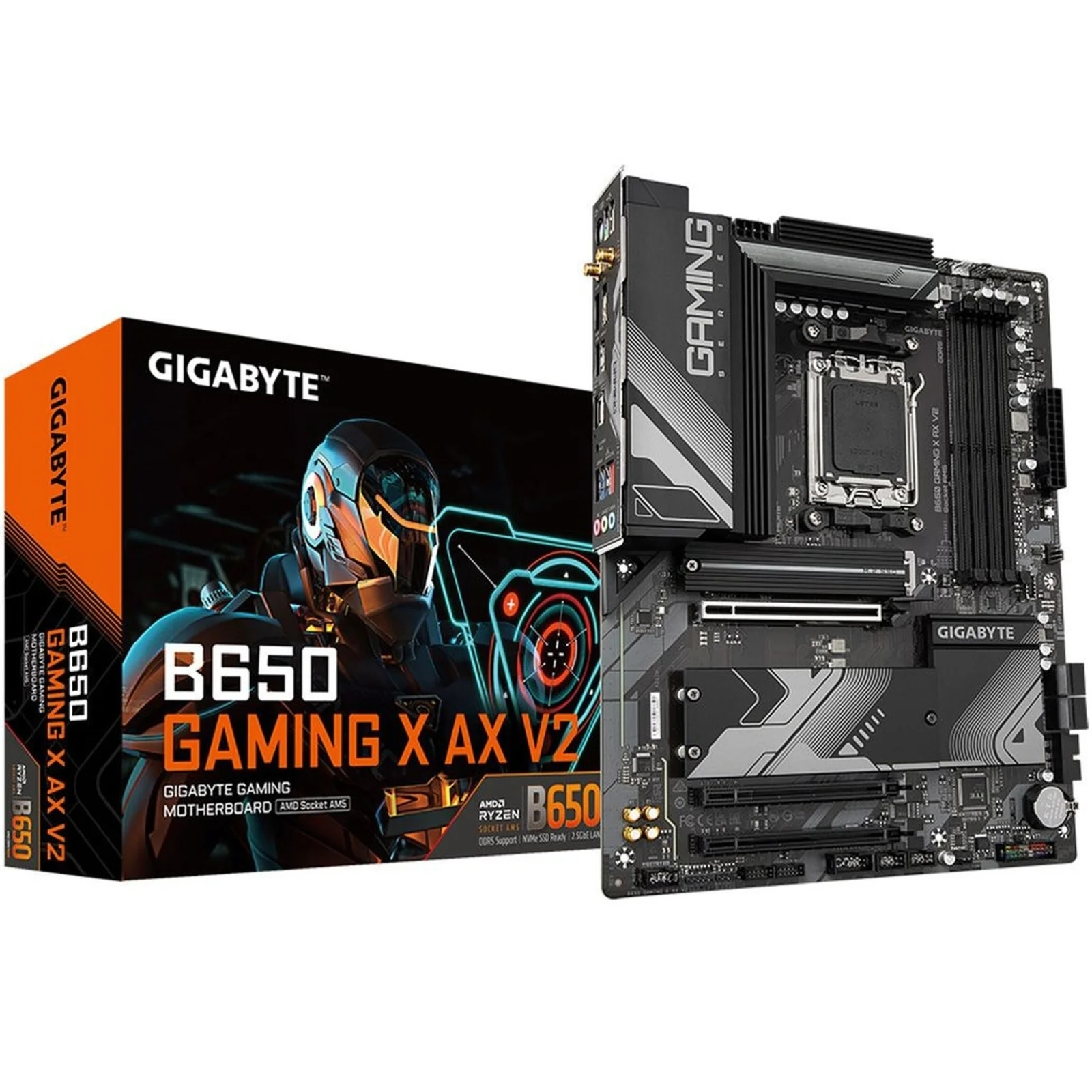 Материнська плата Gigabyte B650 Gaming X AX V2 (9MB65GX2-00-G10)