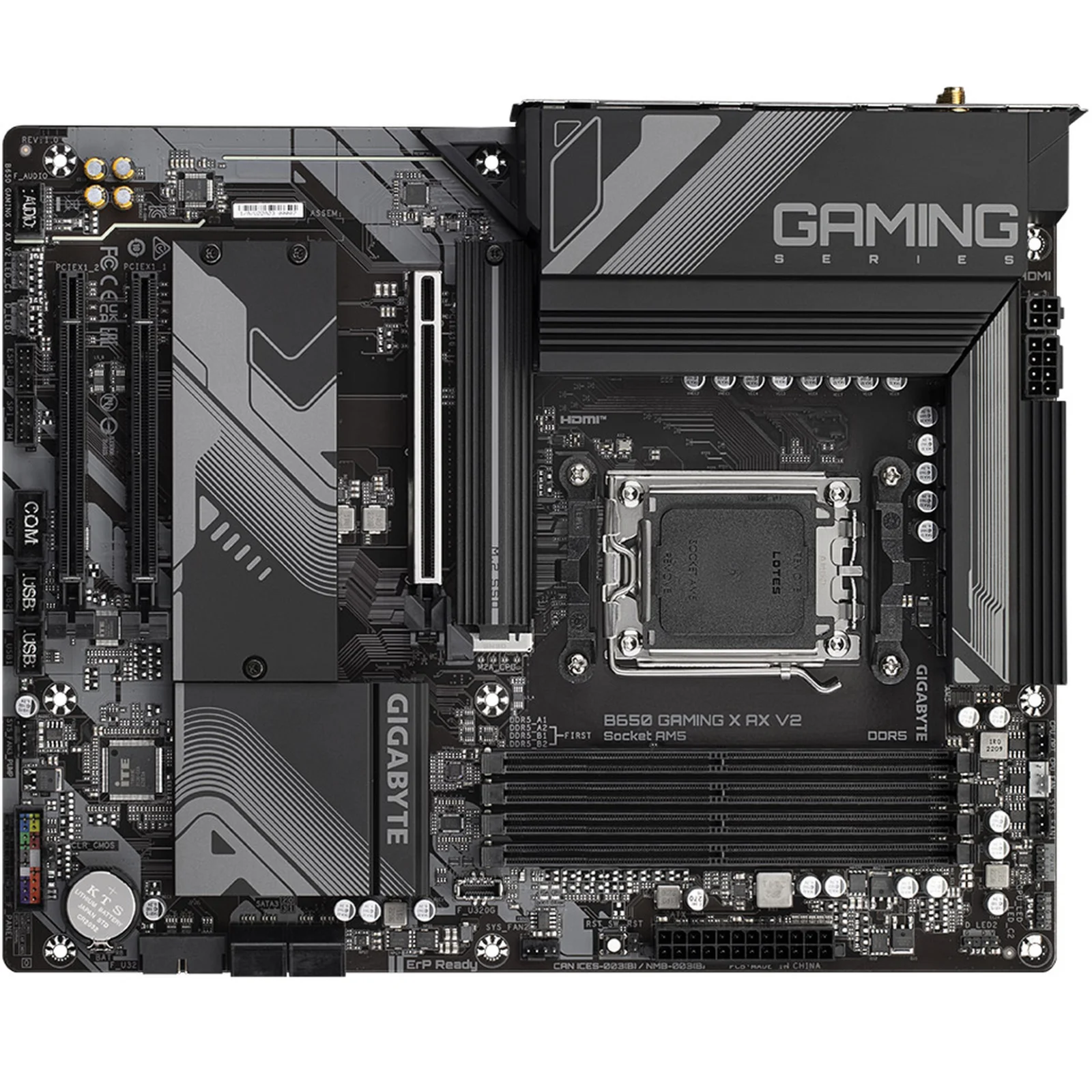 Материнська плата Gigabyte B650 Gaming X AX V2 (9MB65GX2-00-G10)