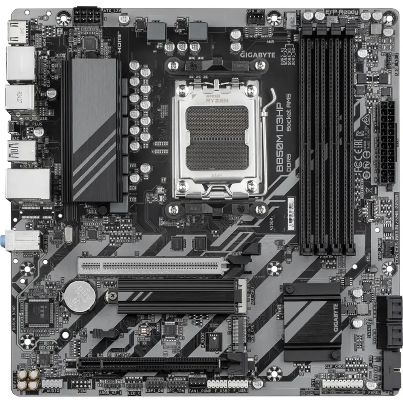 Материнська плата Gigabyte B850M D3HP (9MB85MHP-00-G10)