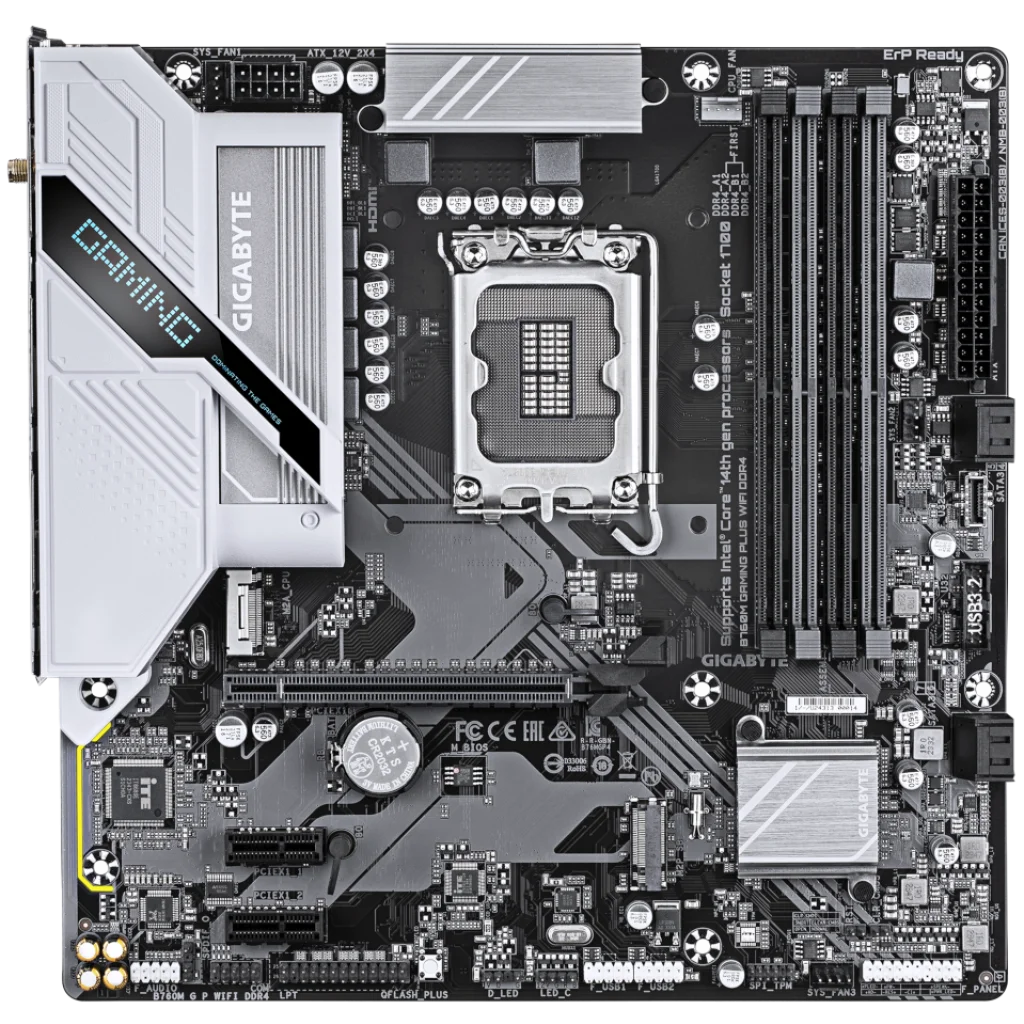 Материнська плата Gigabyte B760M Gaming Plus WIFI DDR4 UA