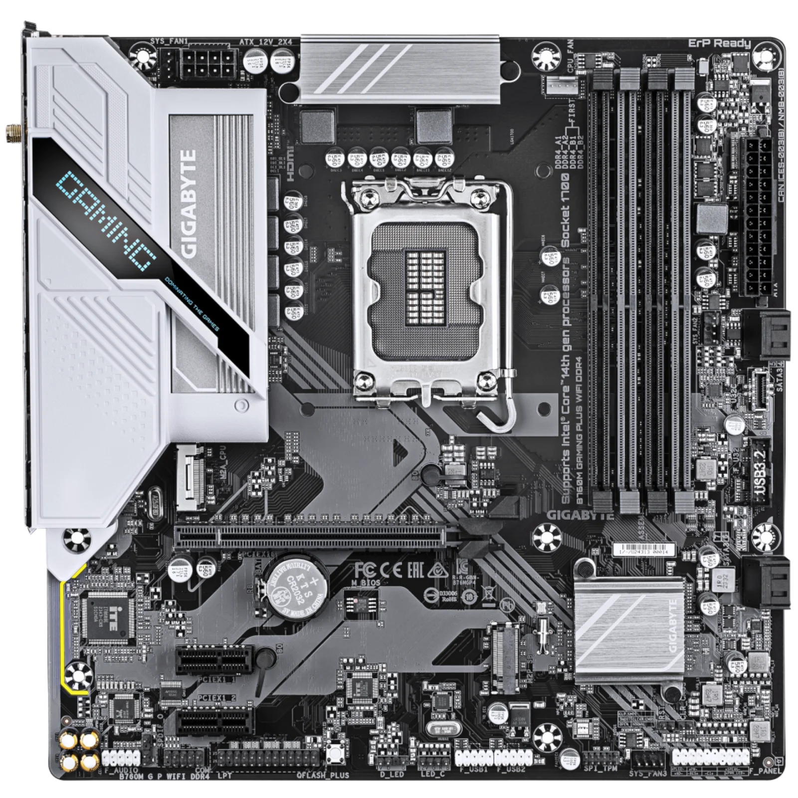 Материнская плата Gigabyte B760M Gaming Plus WIFI DDR4 UA