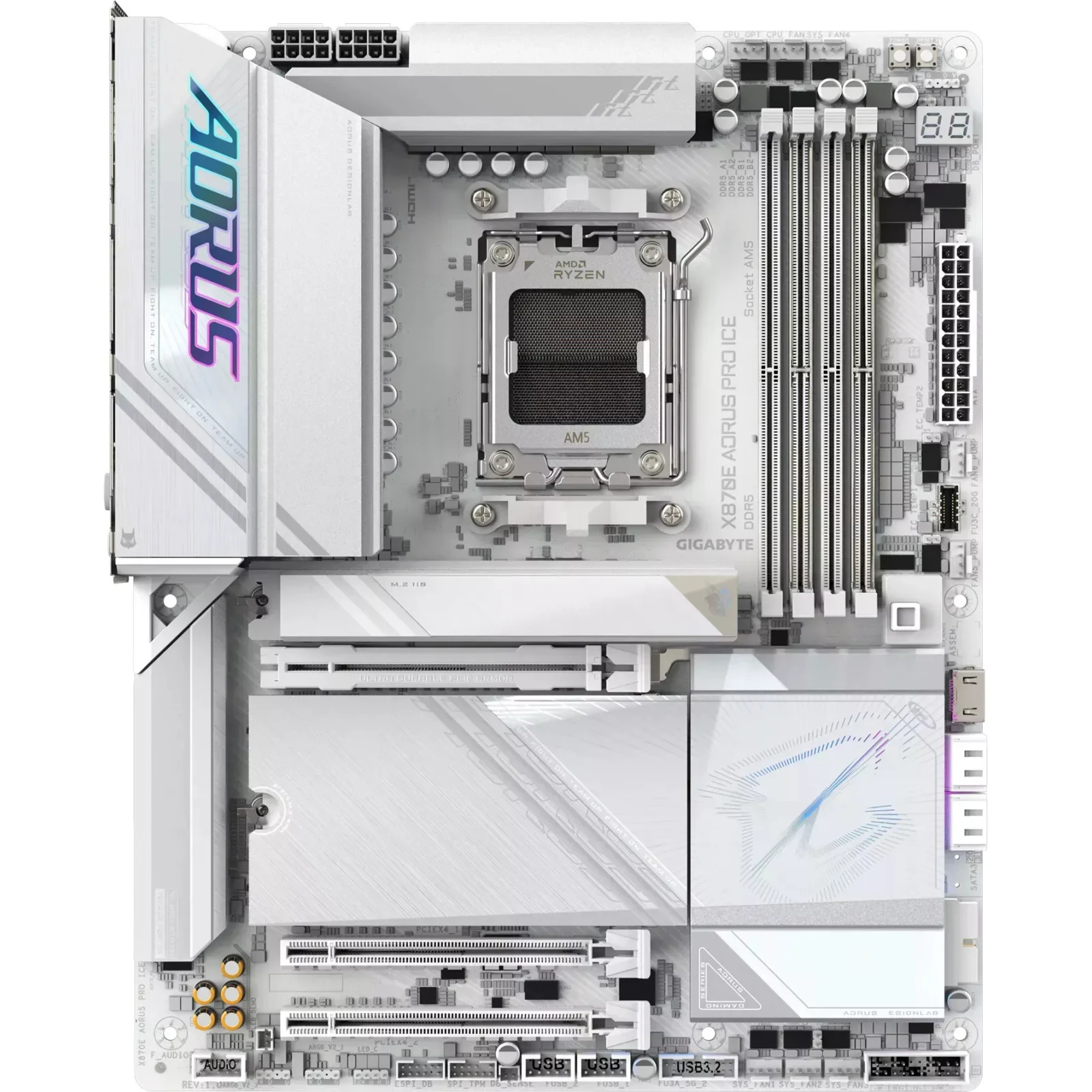 Материнська плата Gigabyte X870E AORUS PRO ICE UA