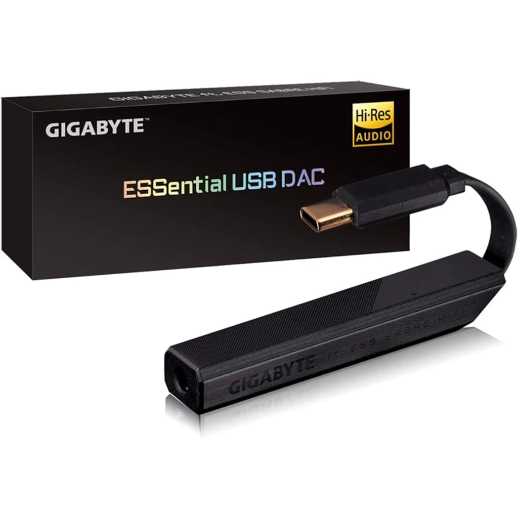 Звуковая карта Gigabyte ESSential USB DAC Dongle (GP-JODY)