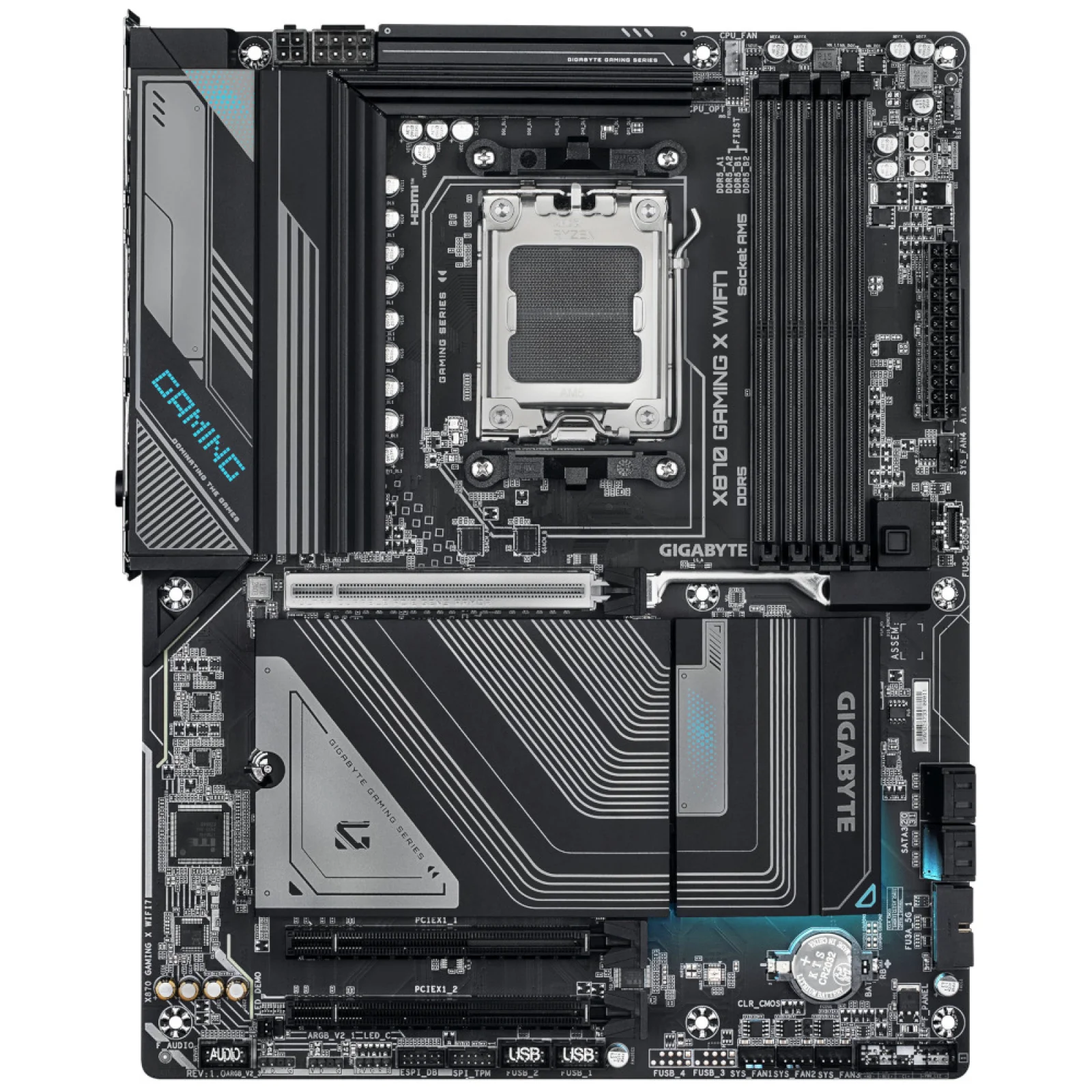 Материнская плата Gigabyte X870 GAMING X WIFI7 UA