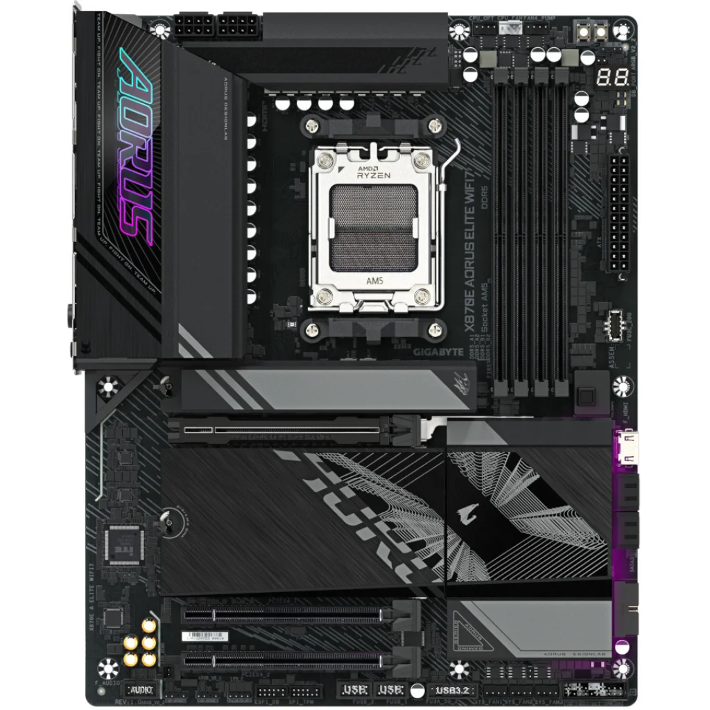 Материнська плата Gigabyte X870E AORUS ELITE WIFI7 UA