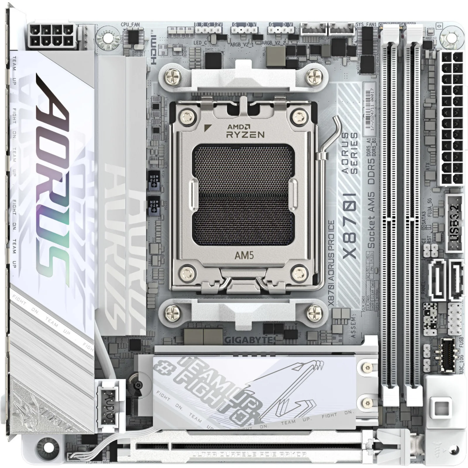Материнська плата Gigabyte X870I AORUS PRO ICE UA