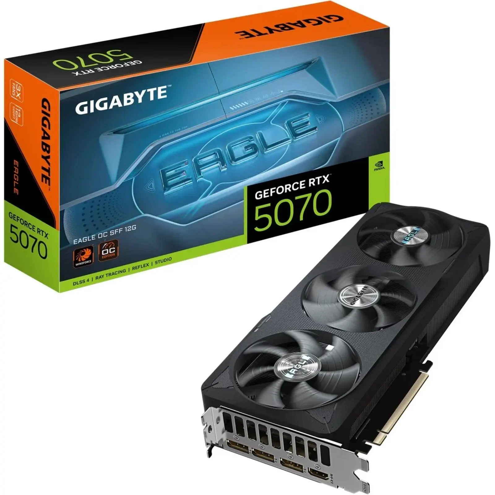 Видеокарта GIGABYTE GeForce RTX 5070 EAGLE OC SFF 12G (GV-N5070EAGLE OC-12GD)