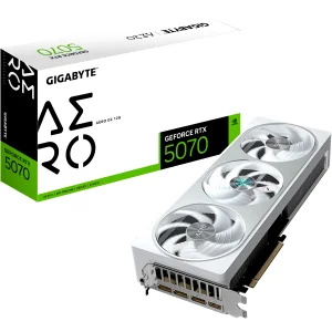 Видеокарта Gigabyte GeForce RTX 5070 AERO OC 12G (GV-N5070AERO OC-12GD)