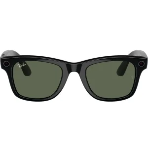 Смарт-окуляри Ray-Ban Meta Wayfarer Gen 2 Standard Shiny Black Frame / G-15 Green Lenses (RW4012 601/71 50-22)