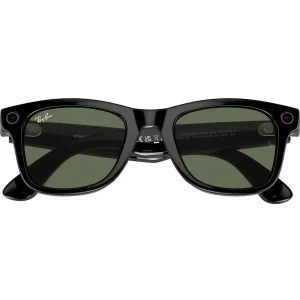 Смарт-окуляри Ray-Ban Meta Wayfarer Gen 2 Standard Shiny Black Frame / G-15 Green Lenses (RW4012 601/71 50-22)