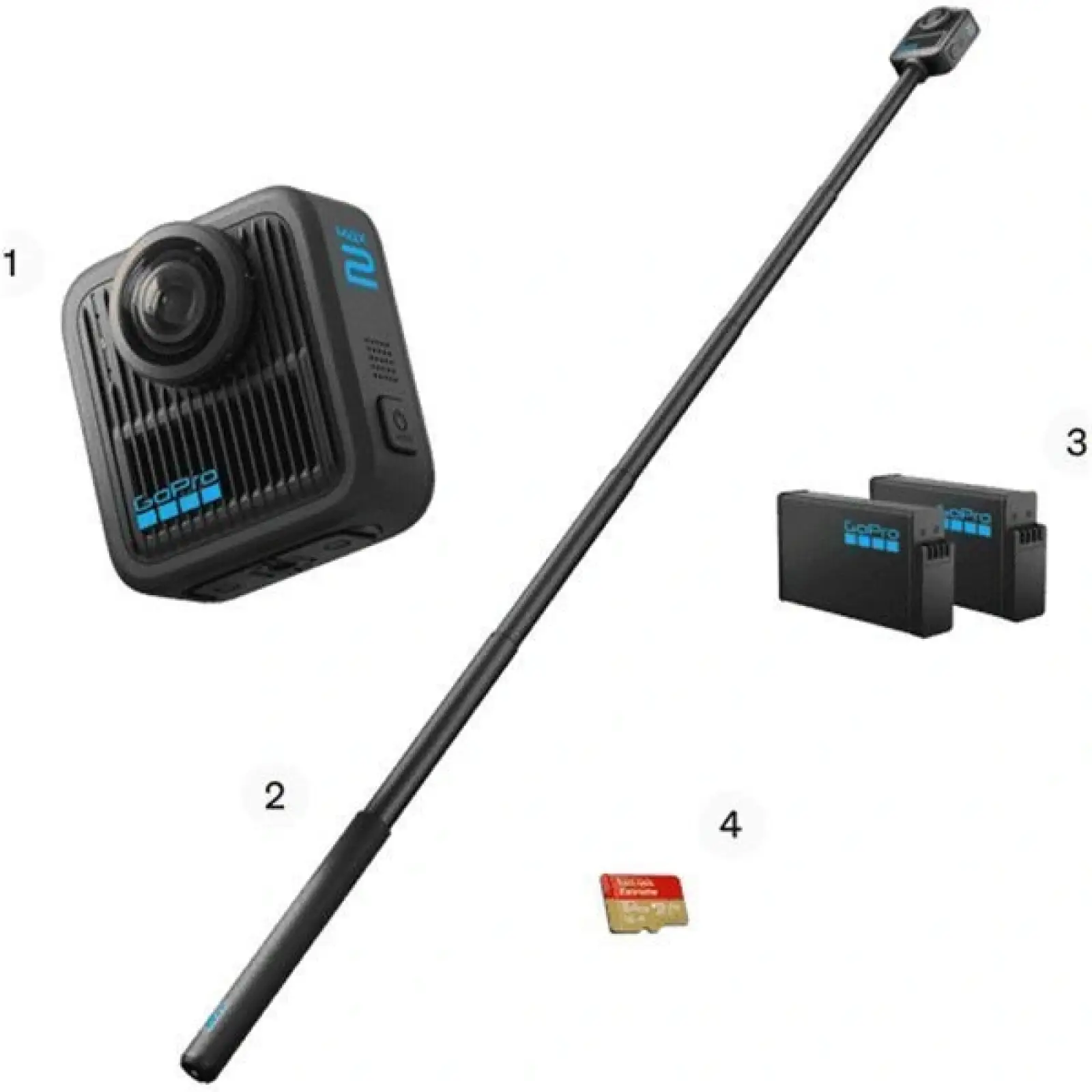 Экшн-камера GoPro MAX 2 New Accessory Bundle (CHDFZ-311-RW)